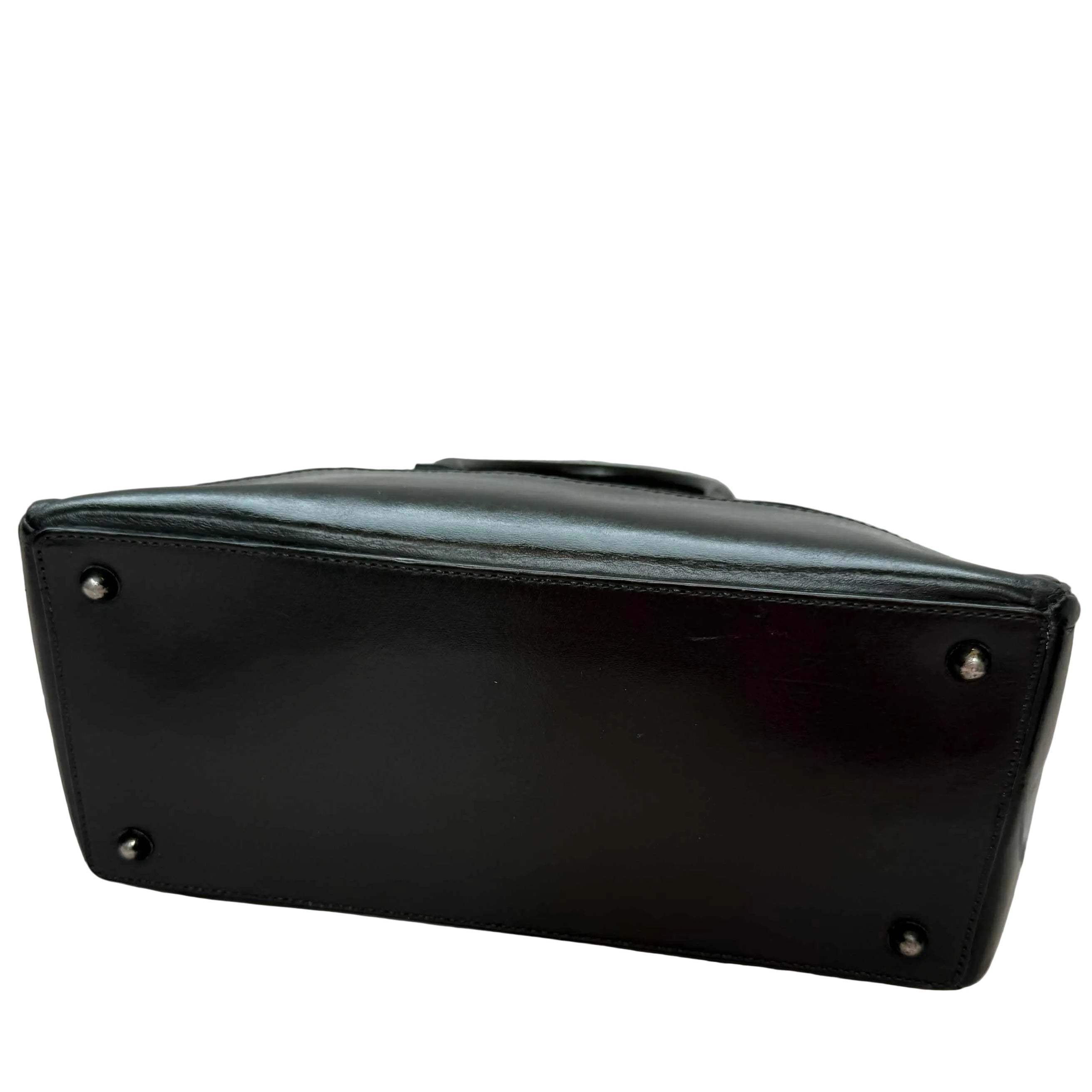 Celine C Macadam Canvas Bowling Bag Suede Leather