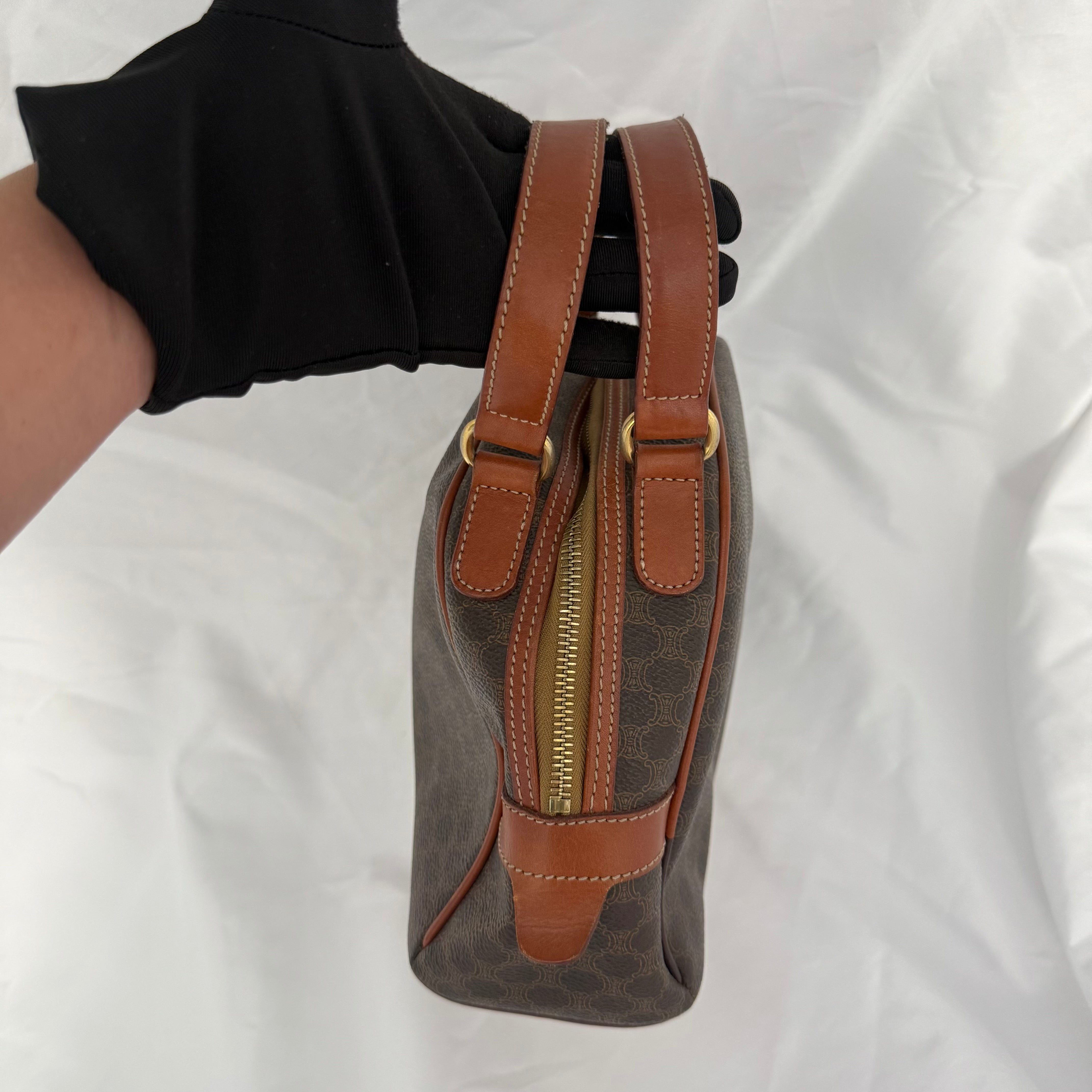 Celine Macadam Triomphe Dome Handbag