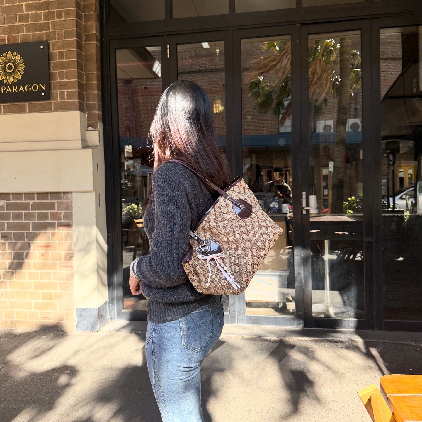 Gucci GG Canvas Jolie Tote Bag