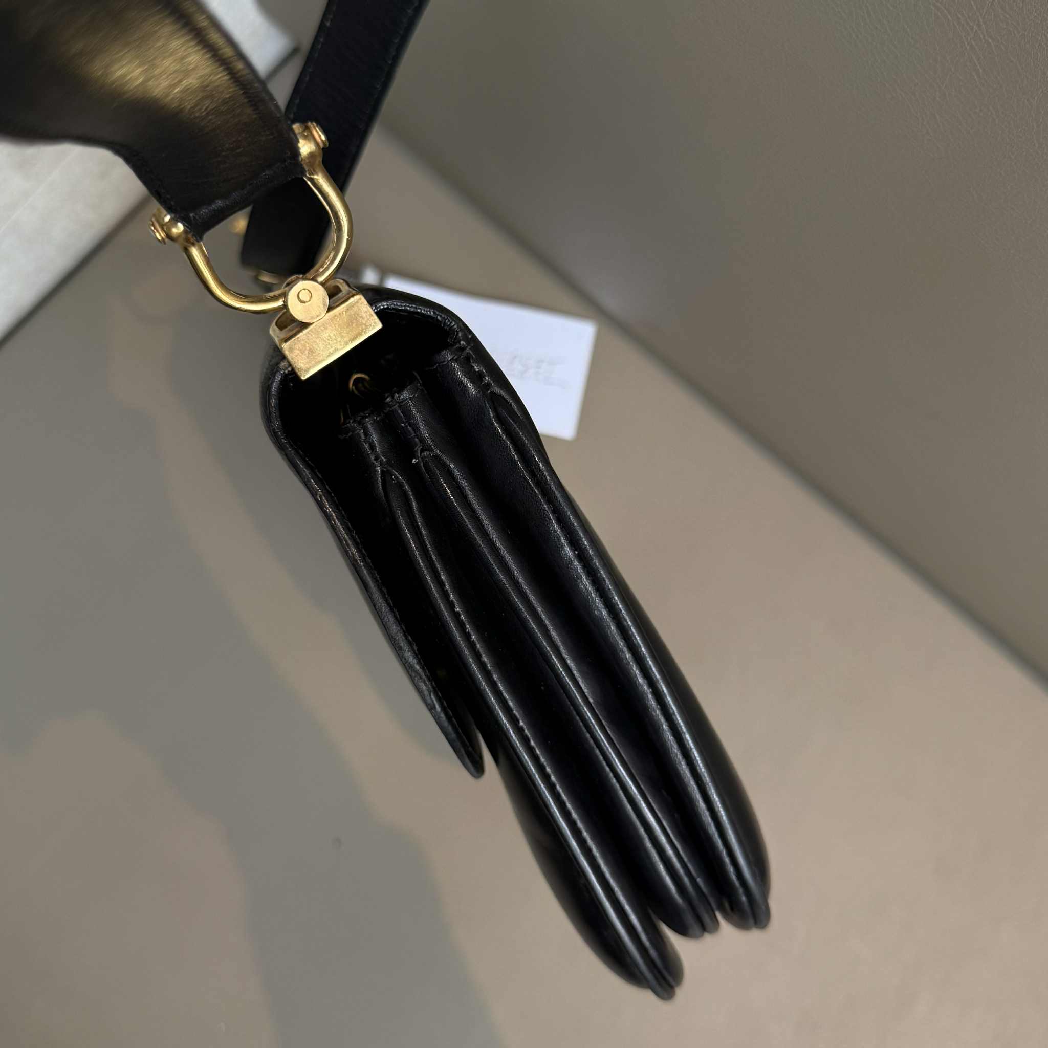 Celine Vintage Box Bag Black