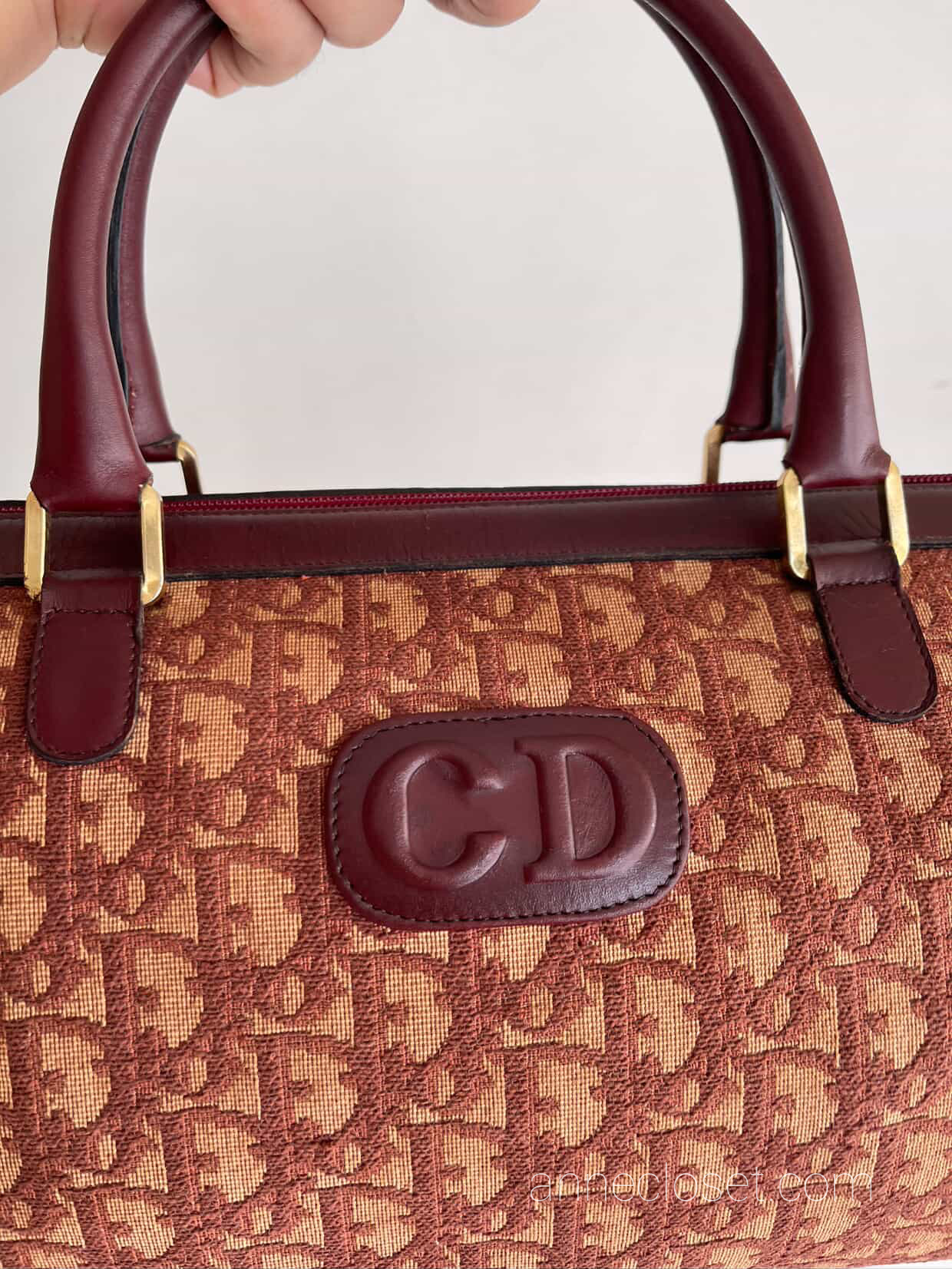Christian Dior Vintage Bowling Bag