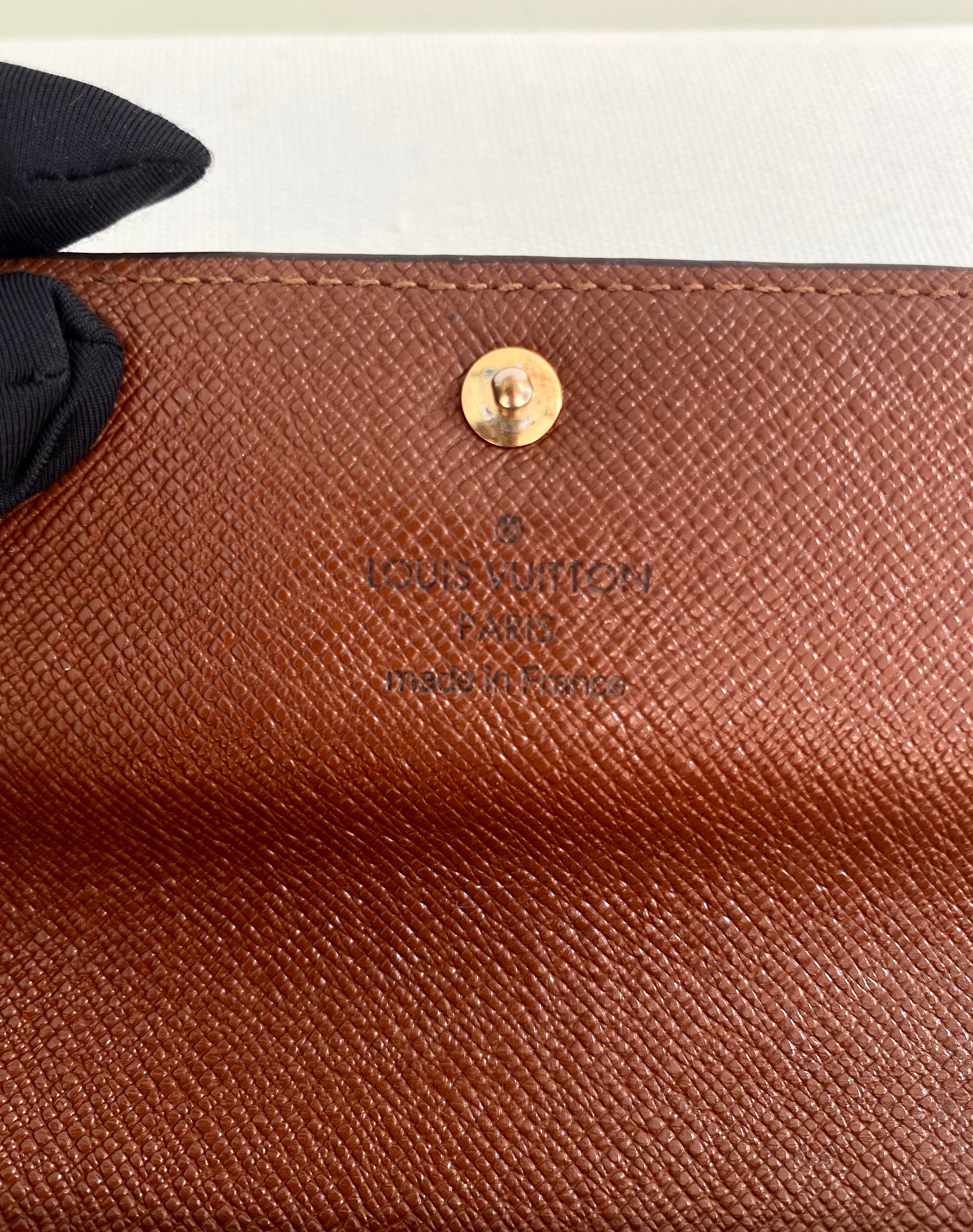 Louis Vuitton Monogram Sarah Long Wallet