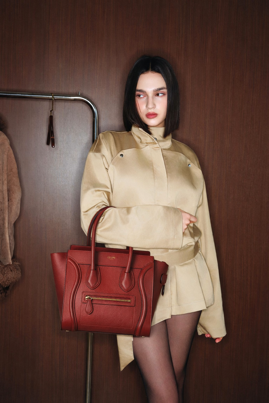 Celine Micro Luggage Tote