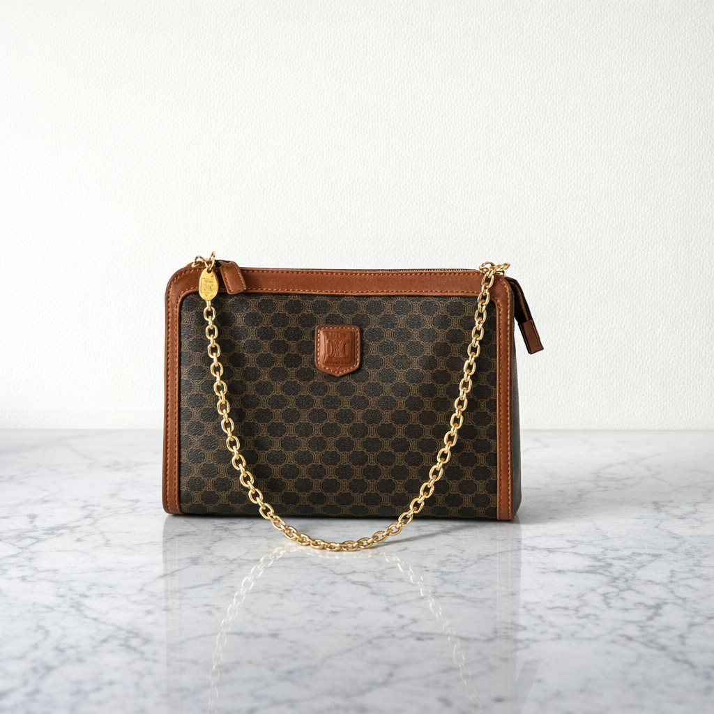 Celine Vintage Triomphe Clutch