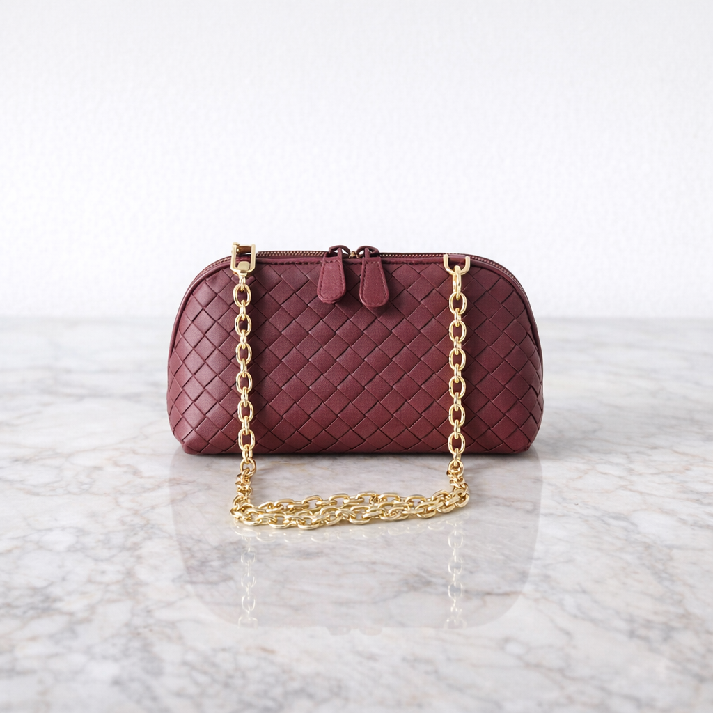 BOTTEGA VENETA Intrecciato Pink Pochette