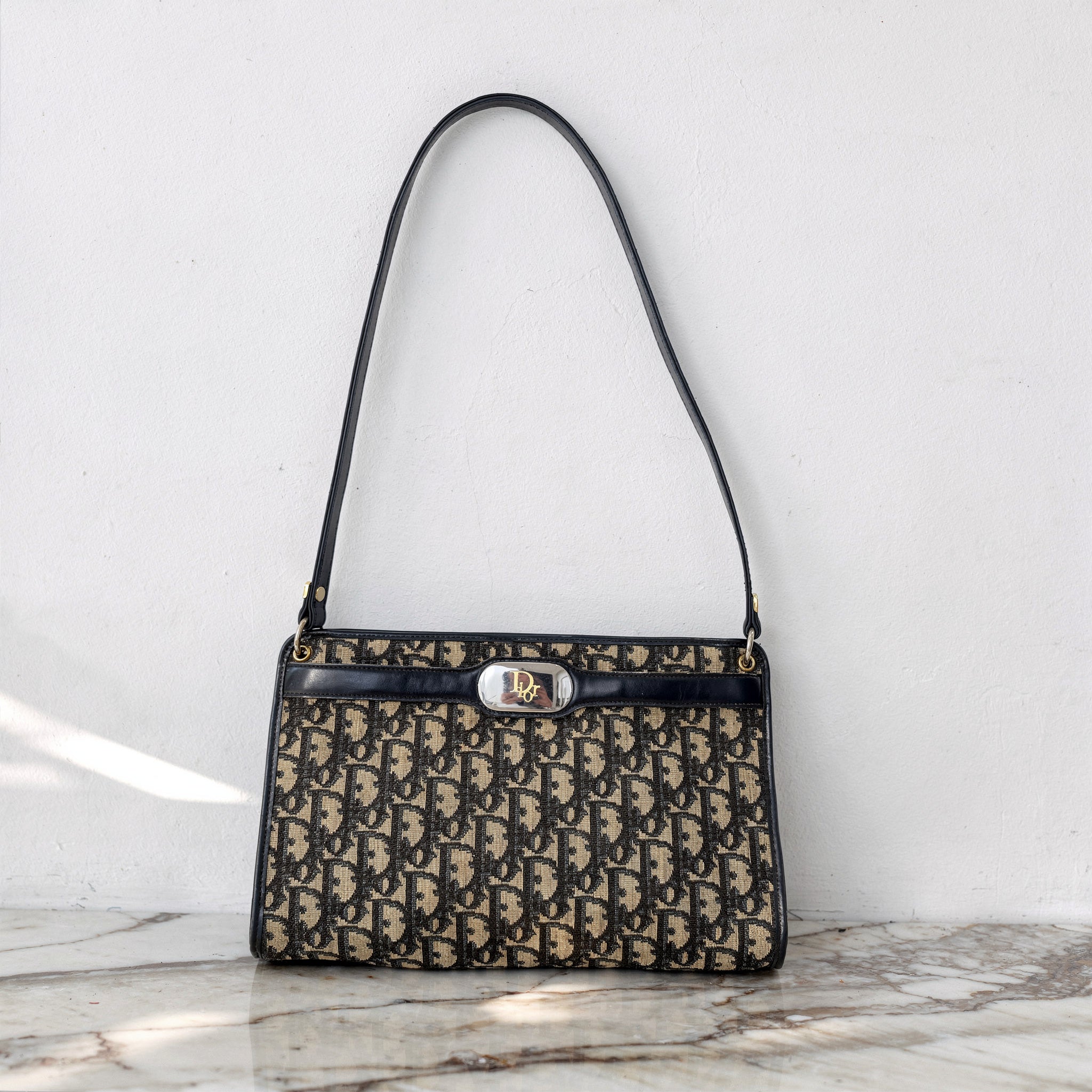 Christian Dior Trotter Navy Blue Canvas