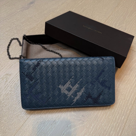 Bottega Veneta Nappa Intrecciato Continental Wallet on Chain