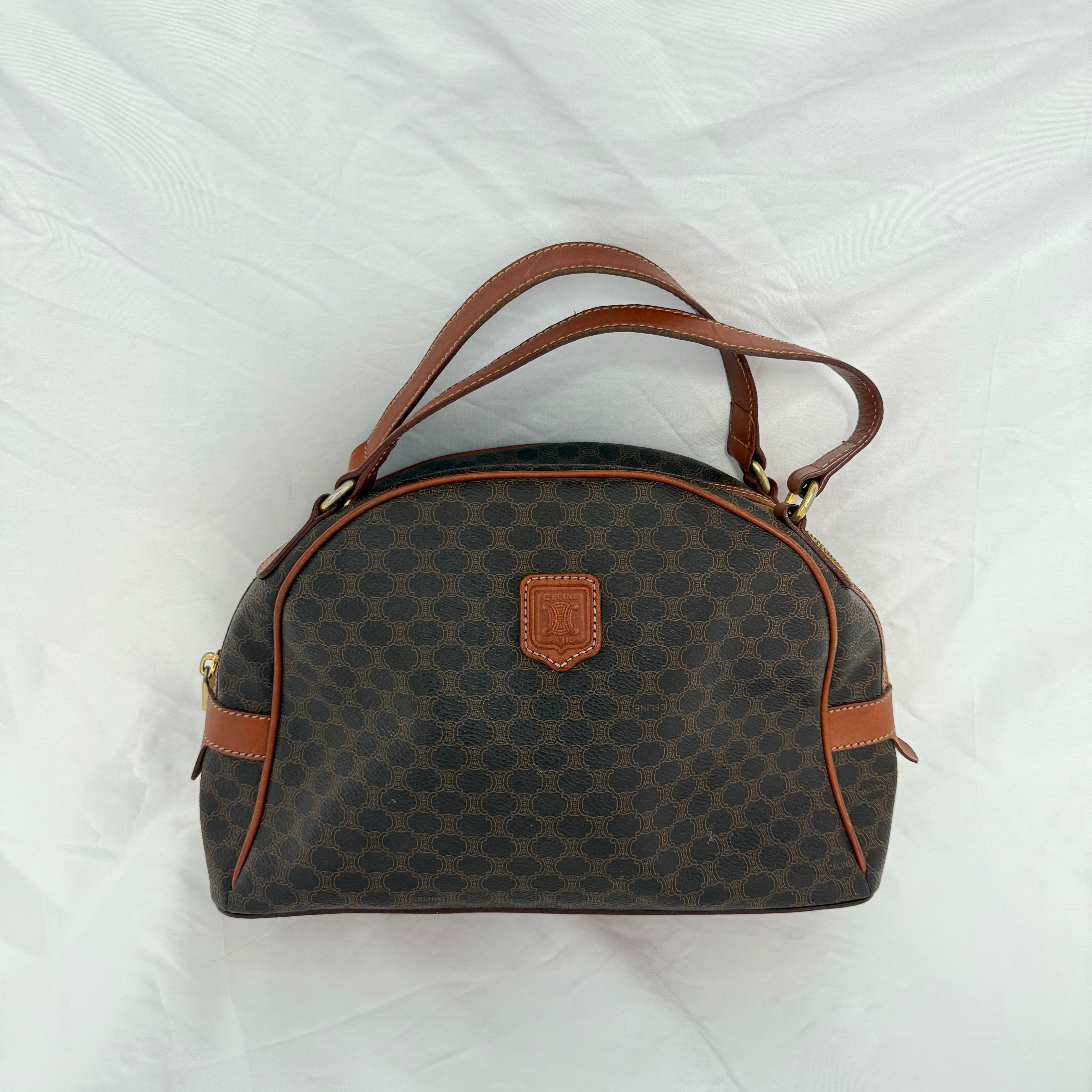 Celine Macadam Triomphe Dome Handbag