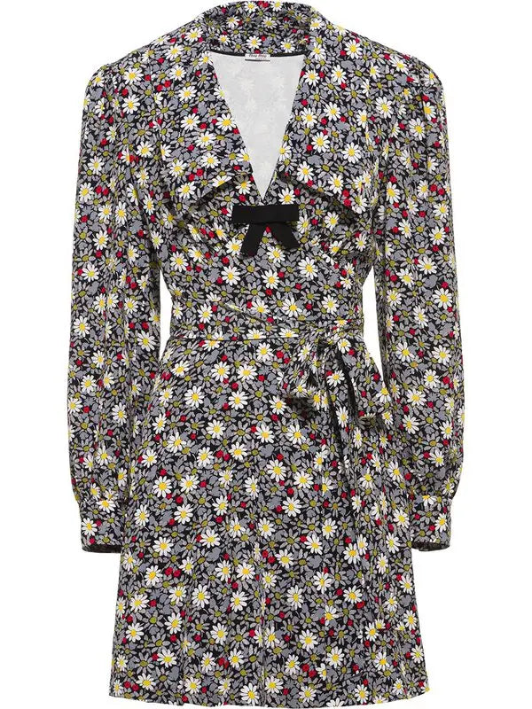 Miu Miu floral-print mini dress