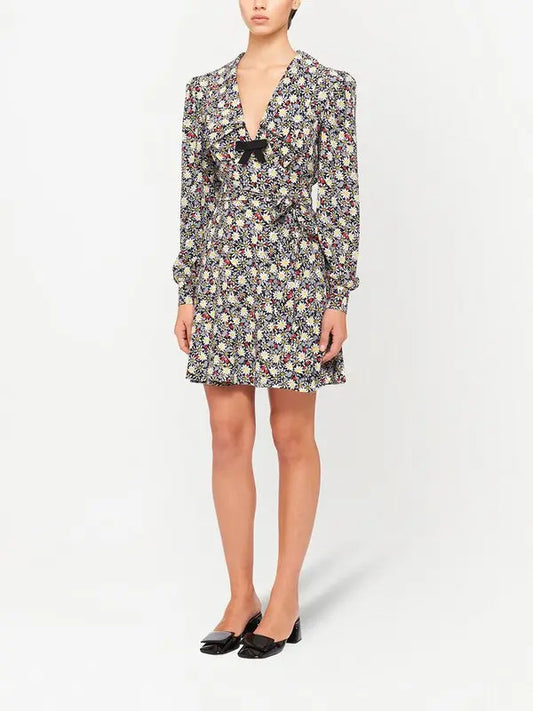 Miu Miu floral-print mini dress