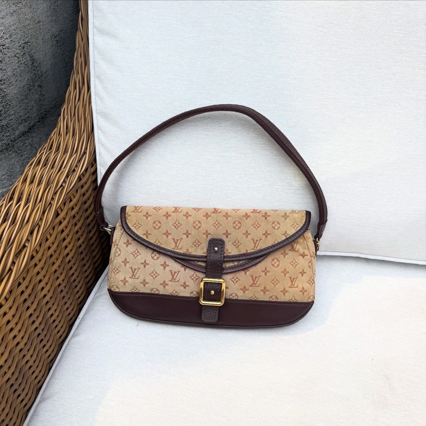Louis Vuitton Marjorie Denim Shoulder Bag