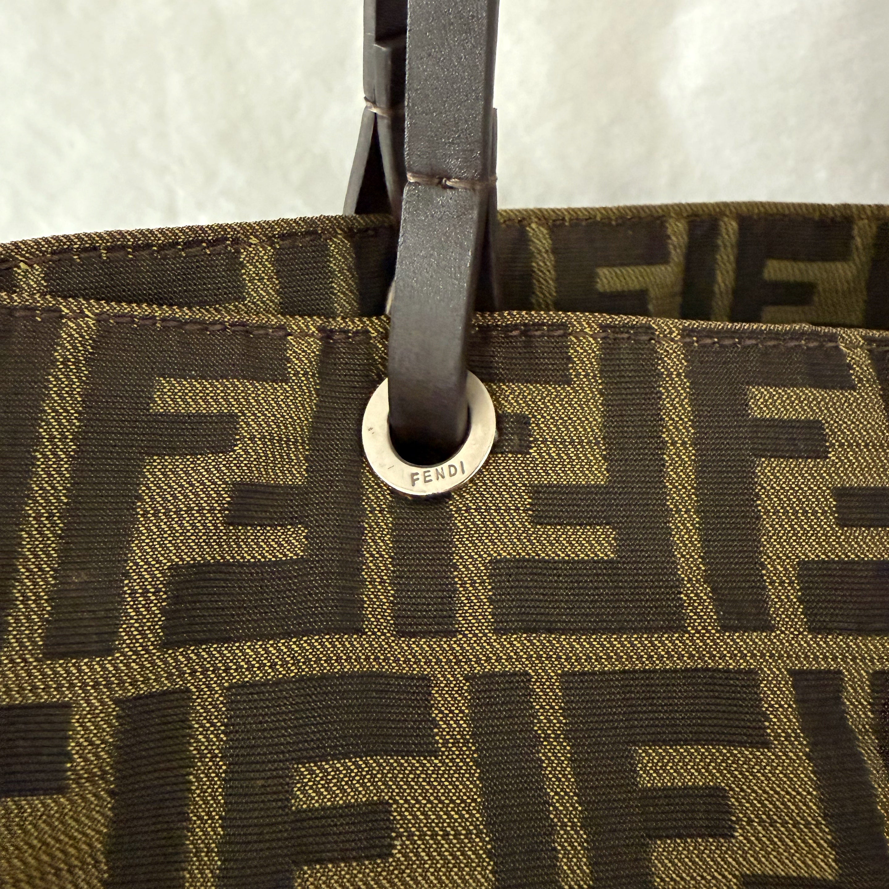 Fendi Zucca Canvas Tote