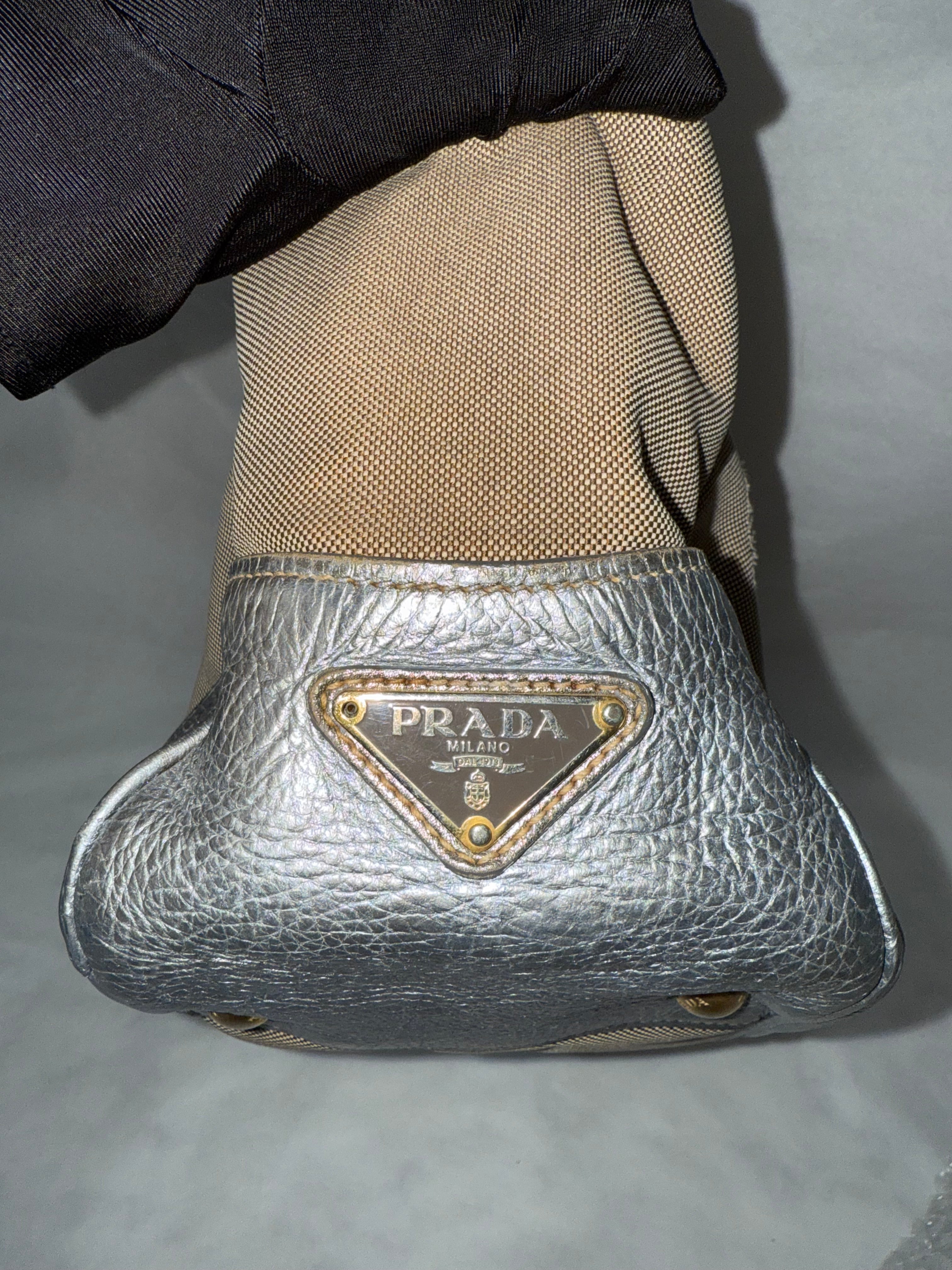 Prada Canapa Shoulder Bag