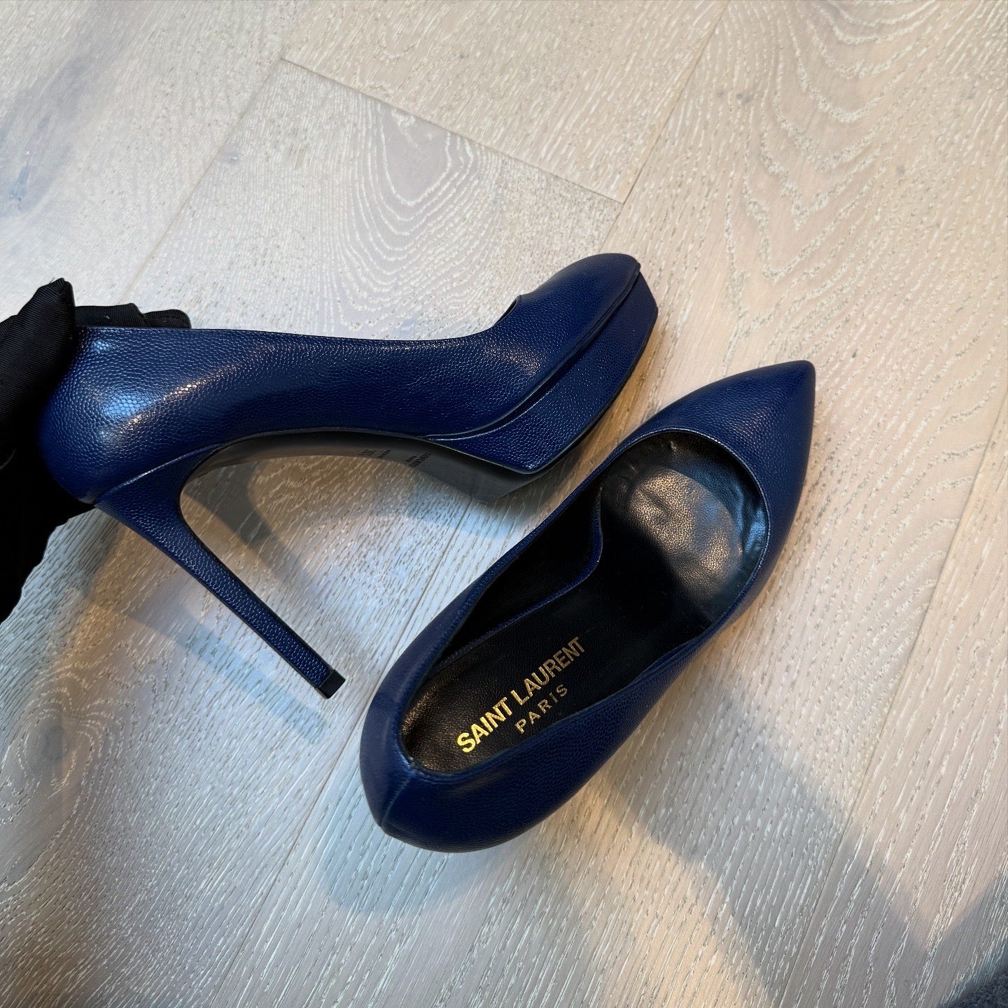 Saint Laurent High Heels Dark Blue