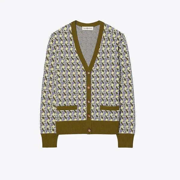 Tory Burch basket-weave cardigan