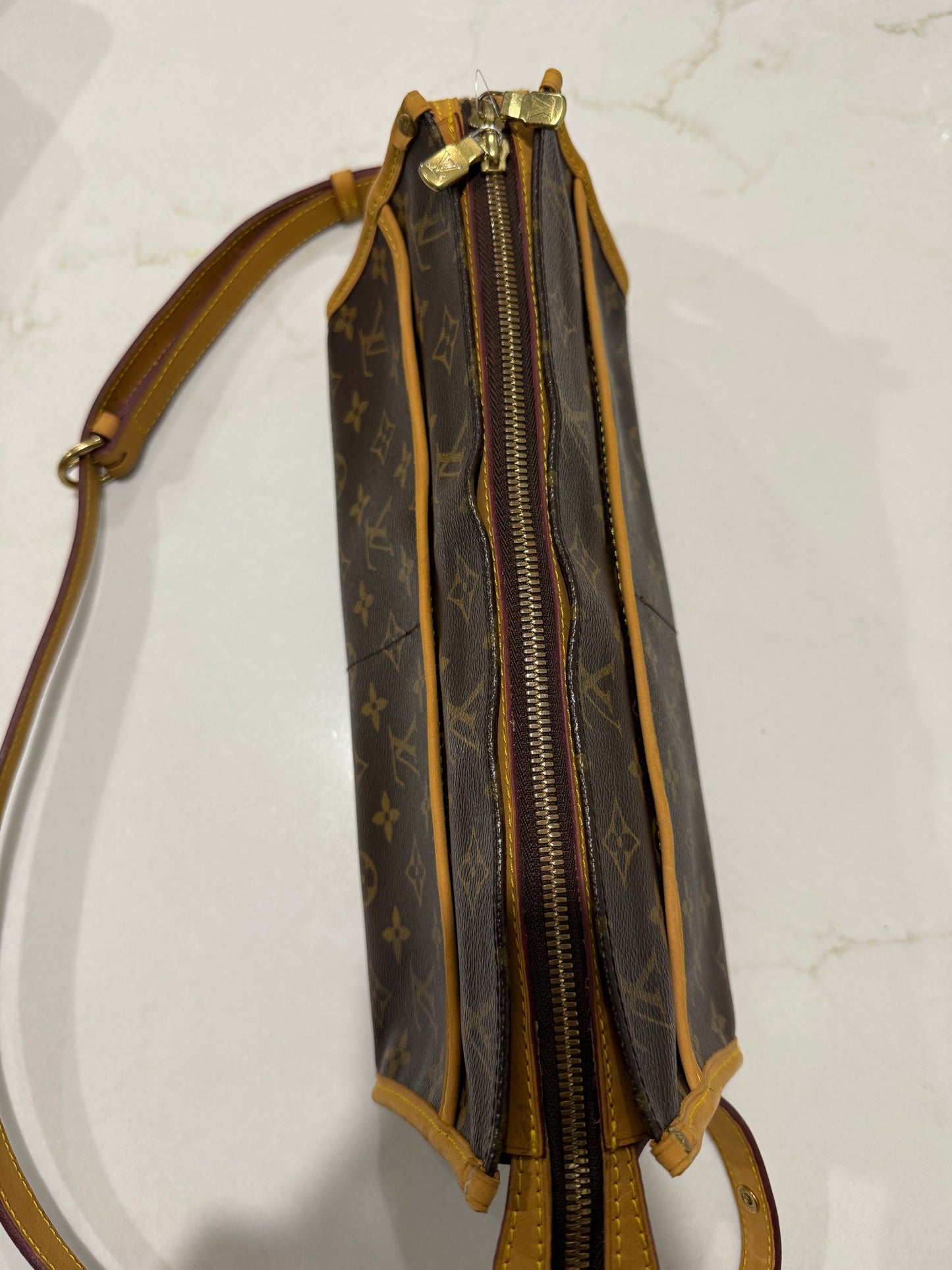 Louis Vuitton Vintage Popincourt Monogram Leather Crossbody