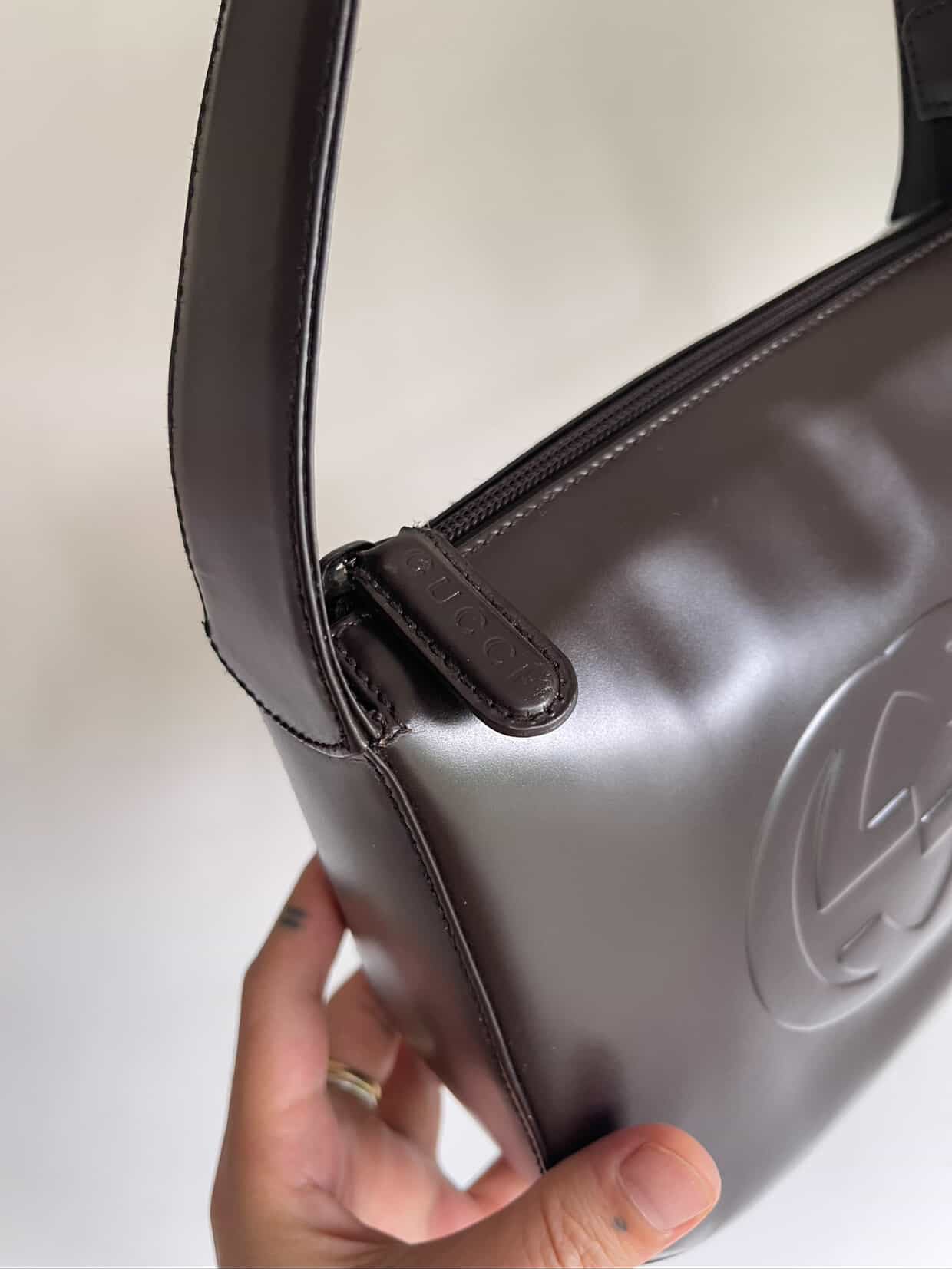 GUCCI Shoulder Bag Patent leather