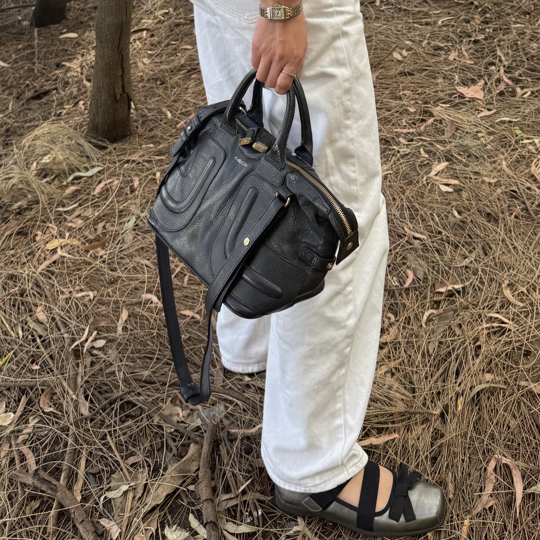 See By Chloe Black Leather Handbag