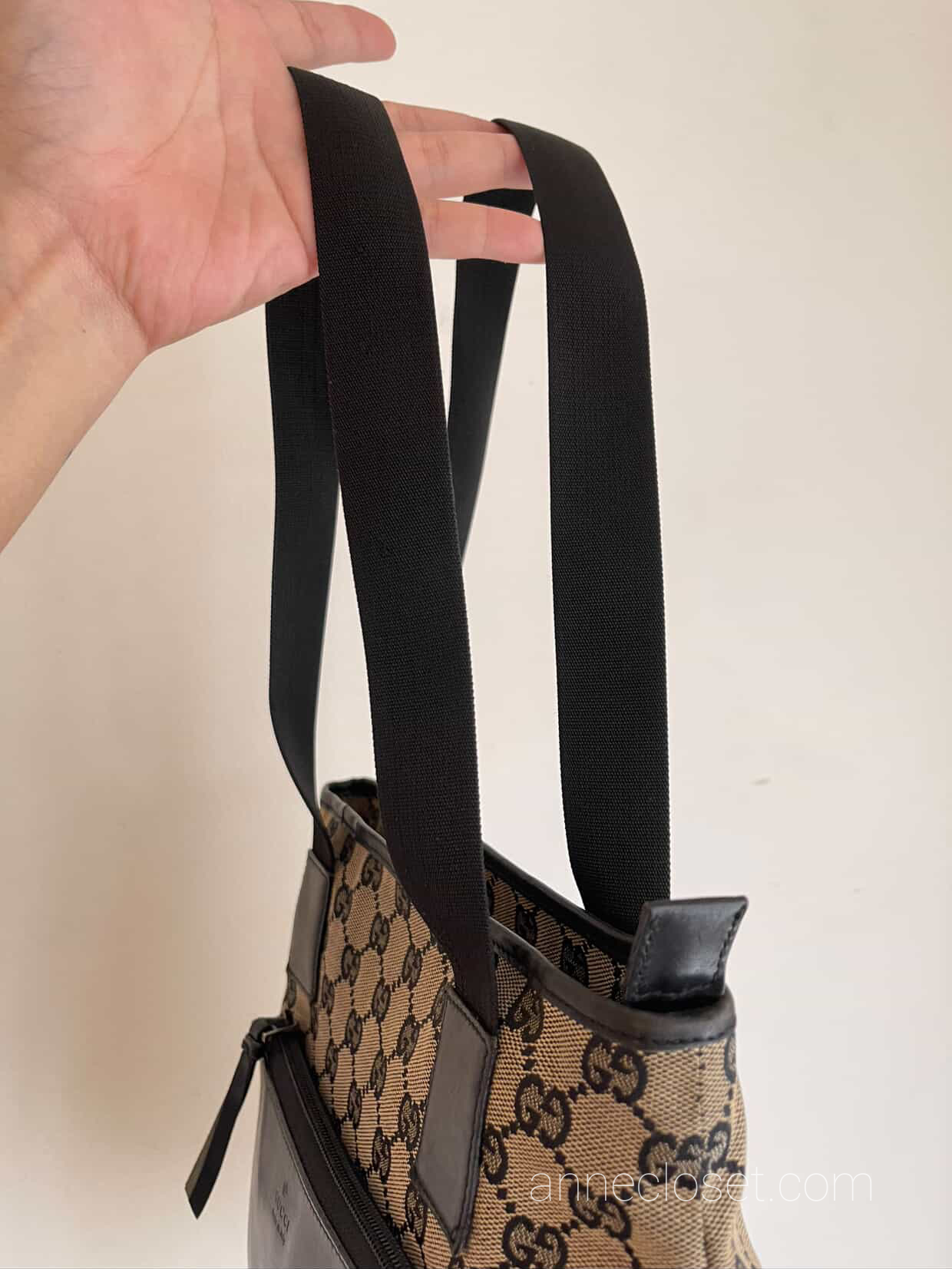 GUCCI GG Canvas Tote Bag