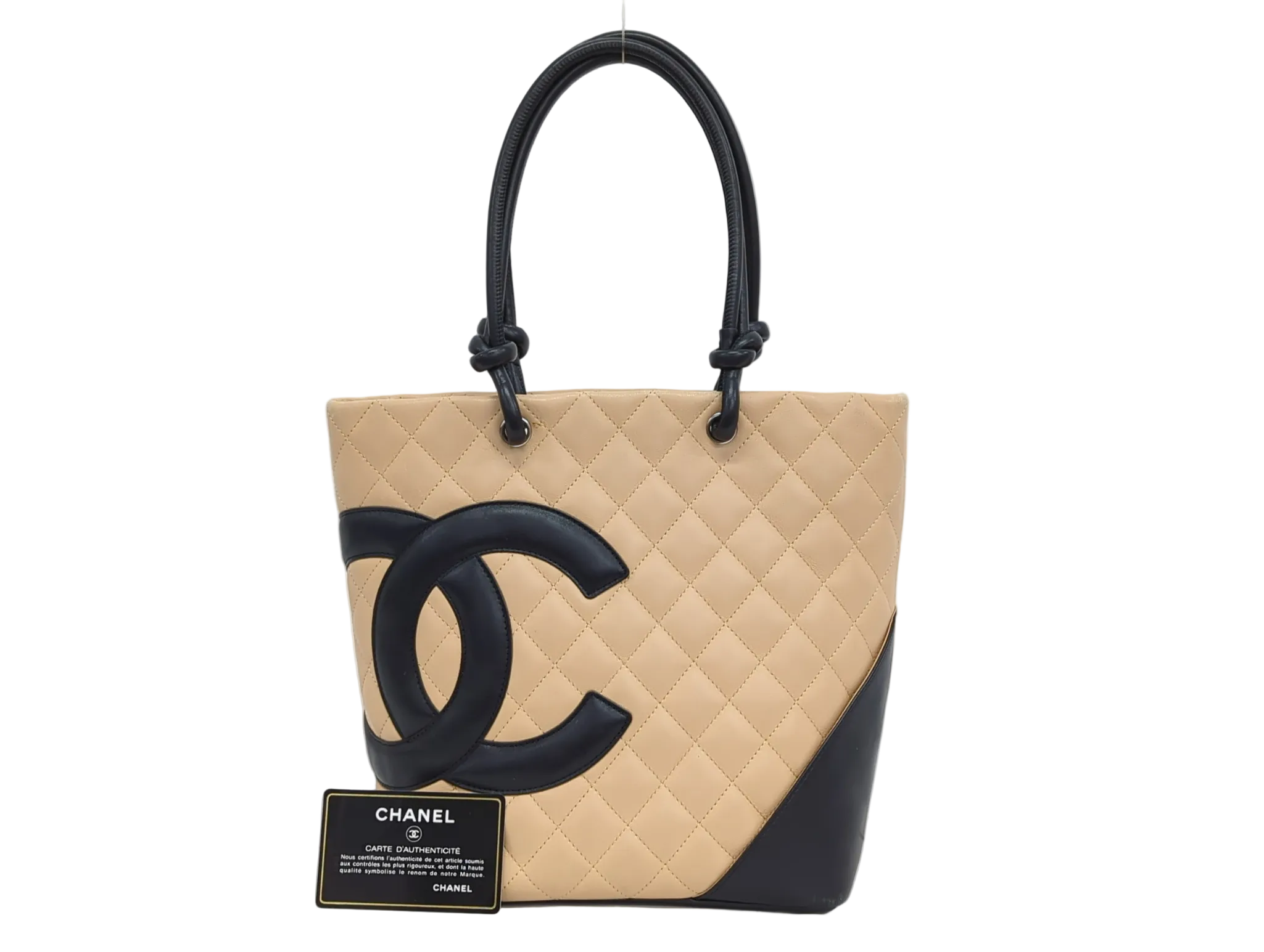 Chane Cambon Beige Tote Bag