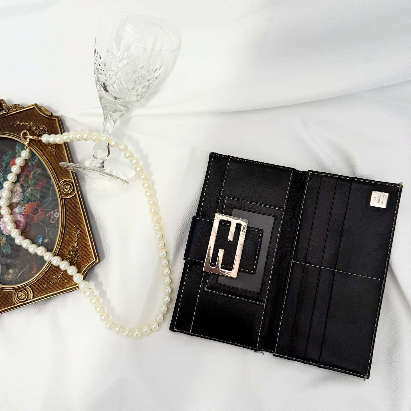 FENDI Long Wallet Zucca Vintage Canvas