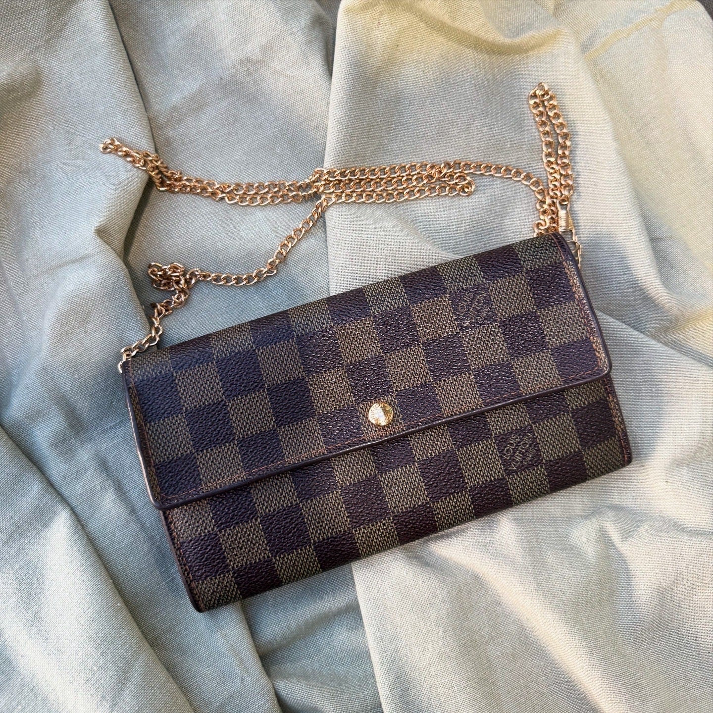 Louis Vuitton Sarah Wallet Damier Ebene
