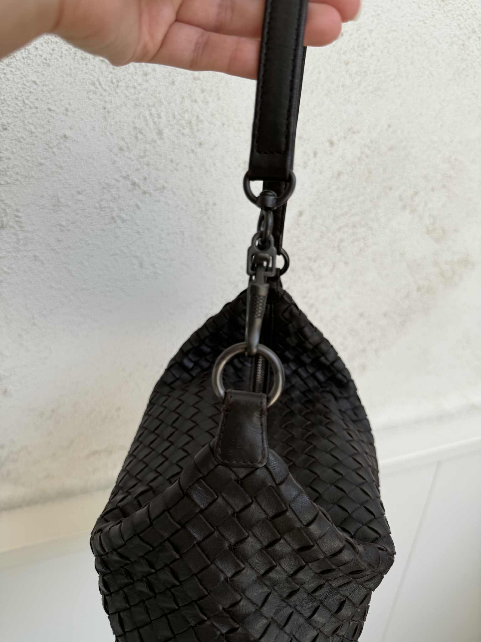 Bottega Veneta Zip Hobo Intrecciato Nappa