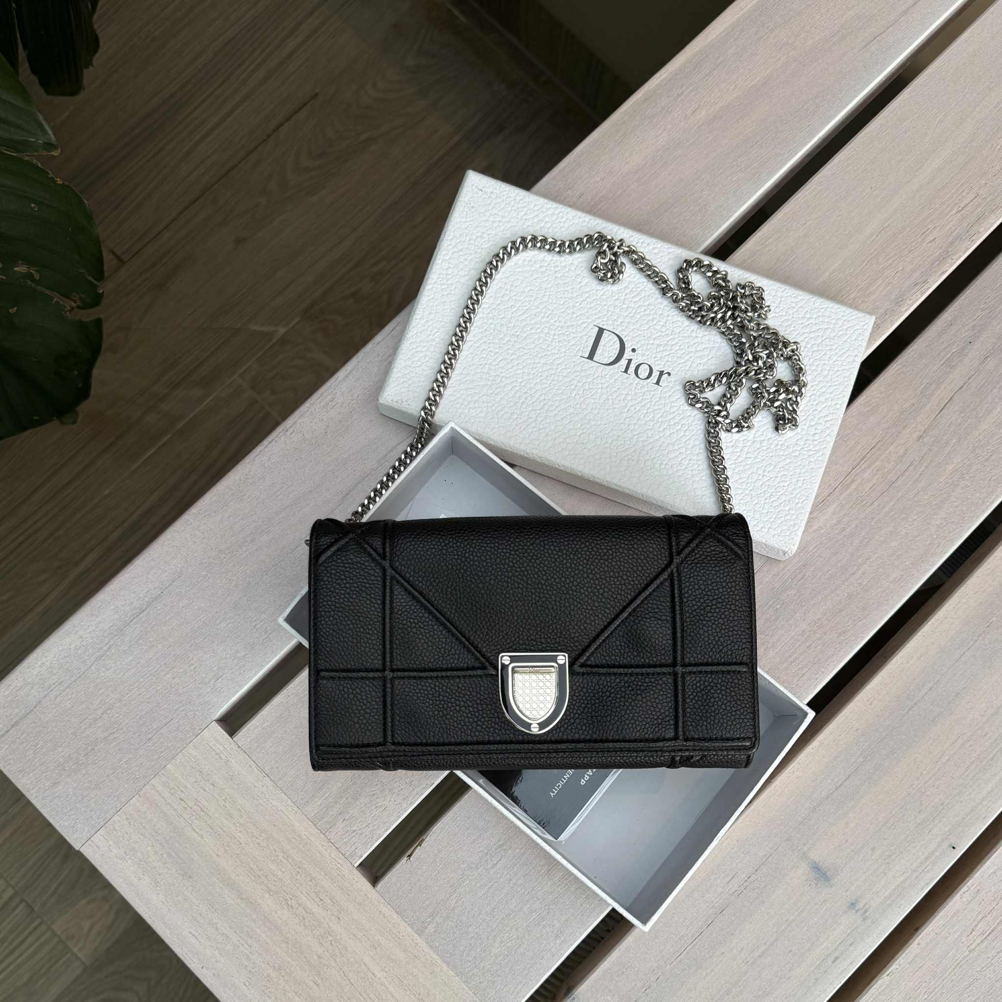 Dior Diorama Wallet on Chain