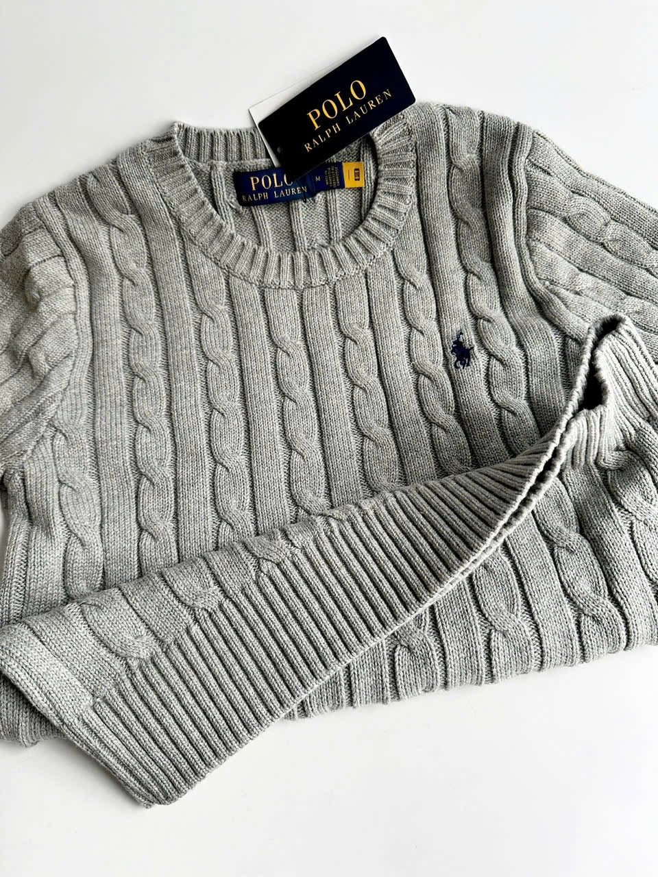Ralph Lauren Cable Knit Polo Shirt