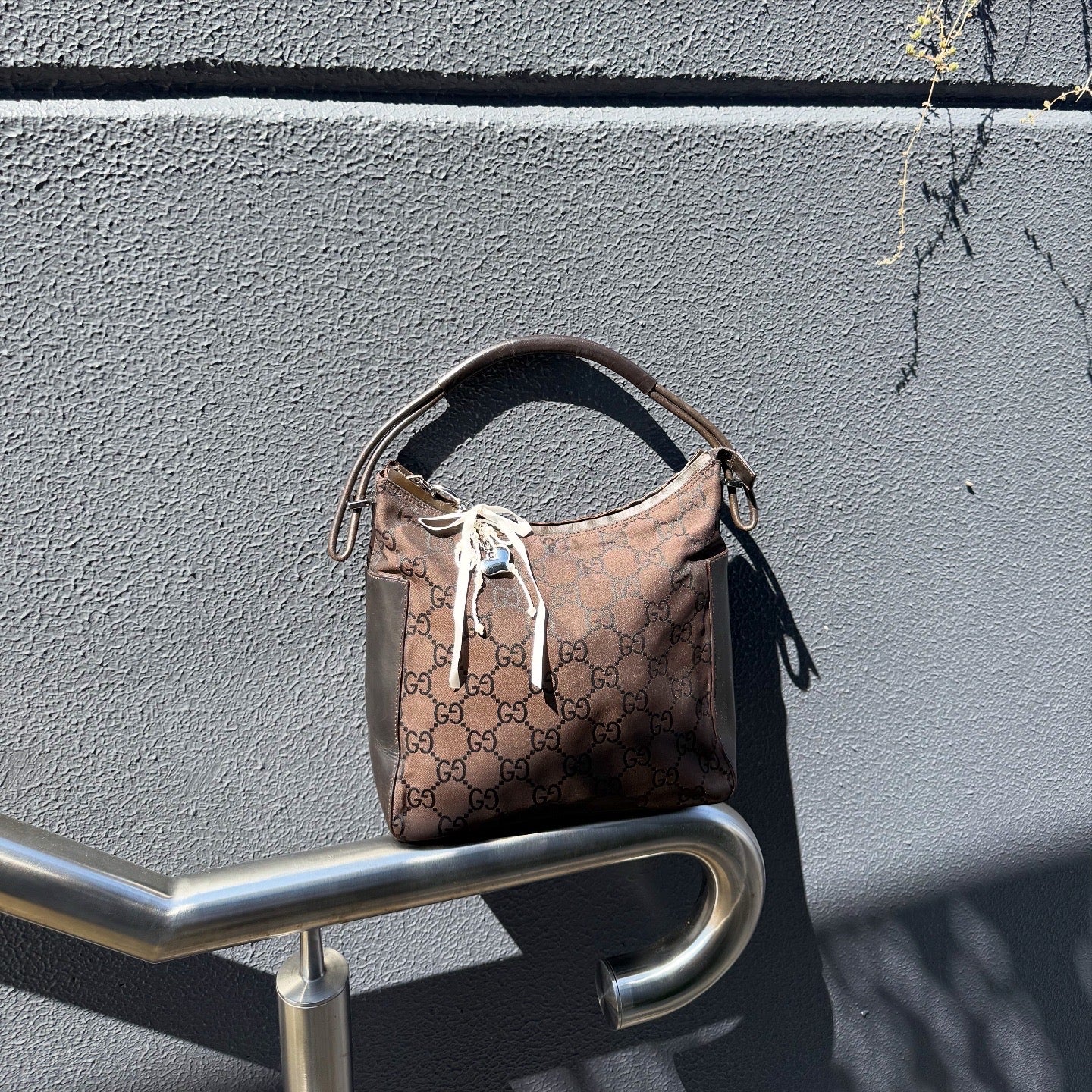 Gucci Tom Ford Slim Horsebit Brown Shoulder Bag