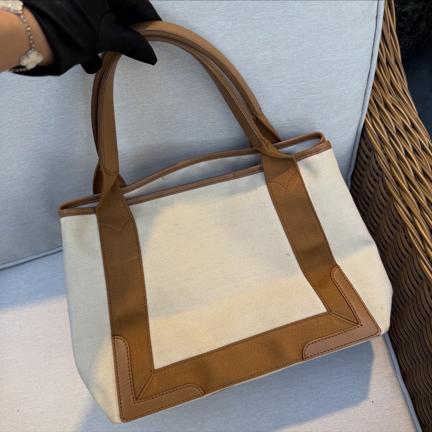 Balenciaga Cabas in Brown / Beige Tote Bag