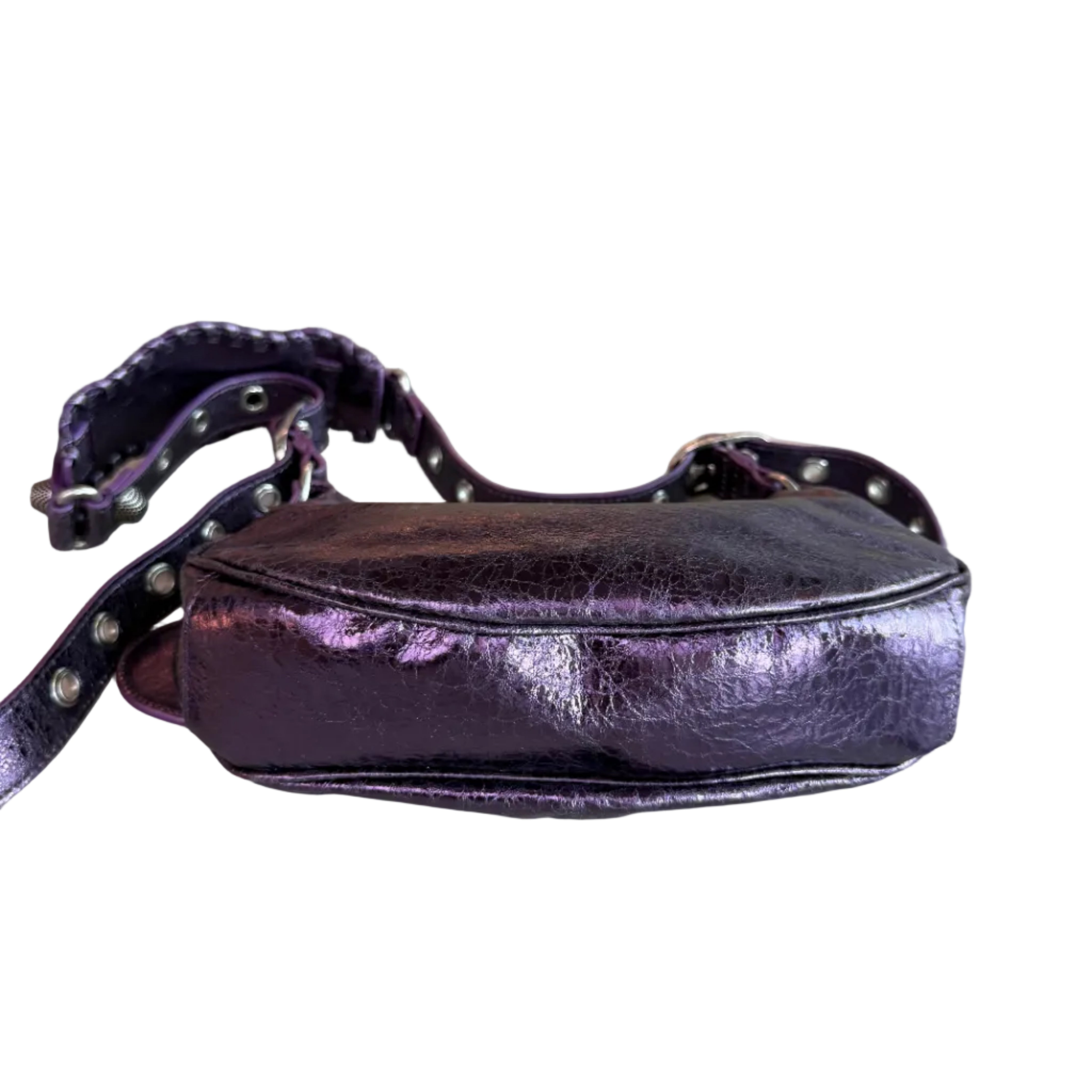 Balenciaga Le Cagole Shoulder Bag XS in Purple