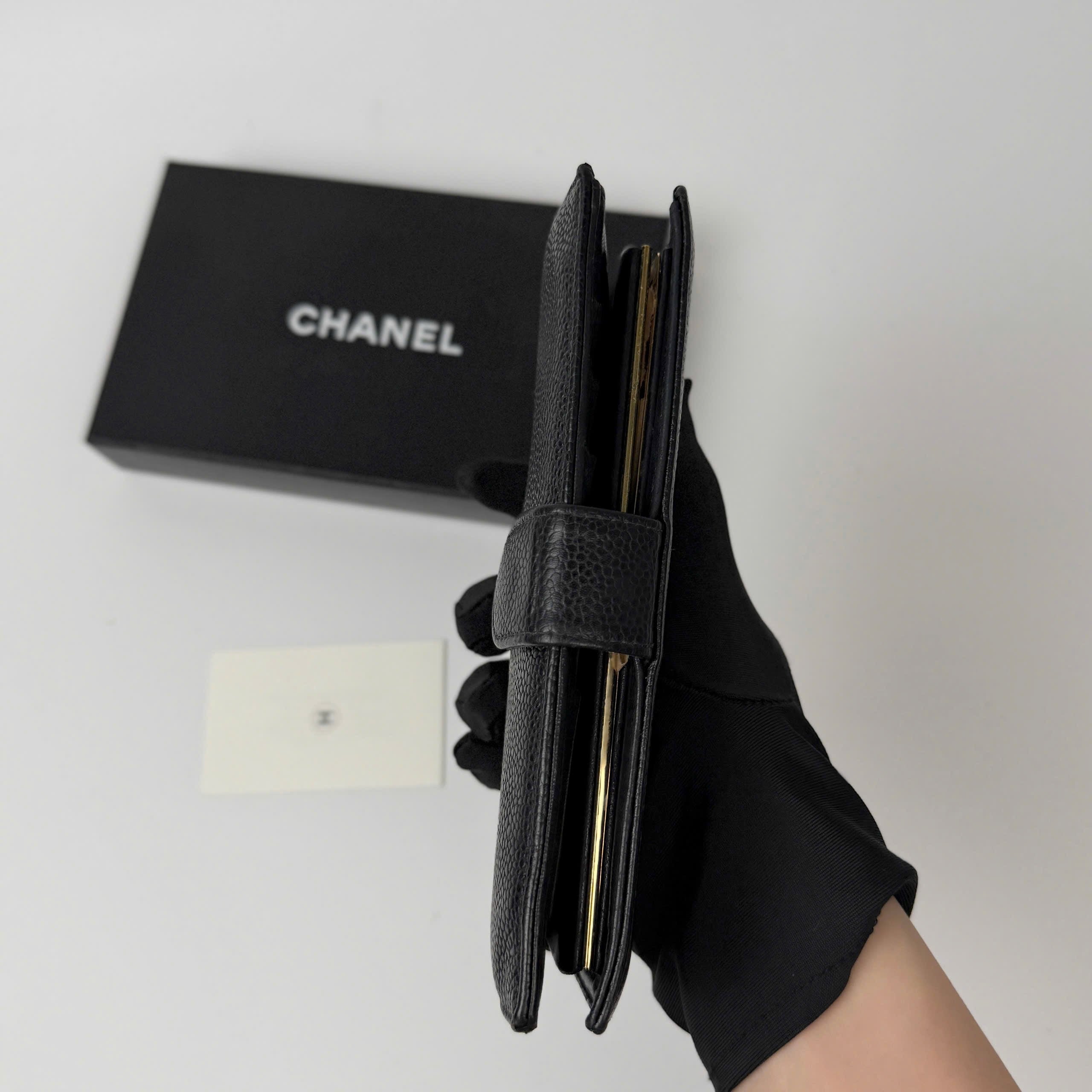 Chanel Caviar Coco Wallet