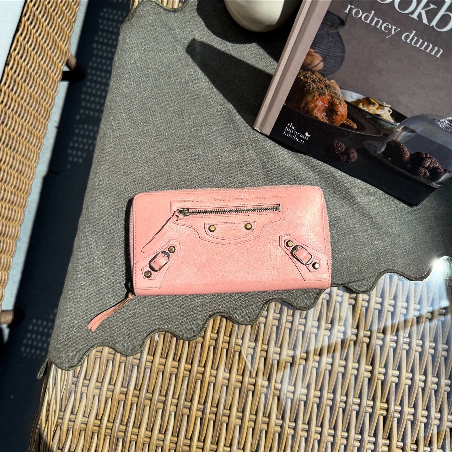 Balenciaga Le City Pink Medium Long Wallet