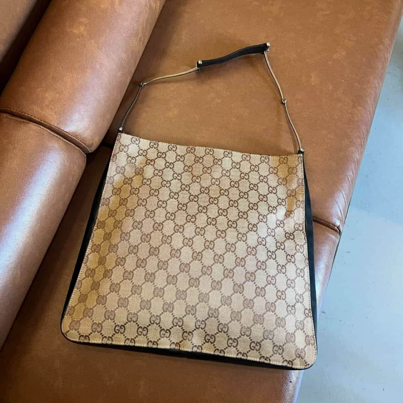 Gucci Brown GG Canvas Shoulder Bag