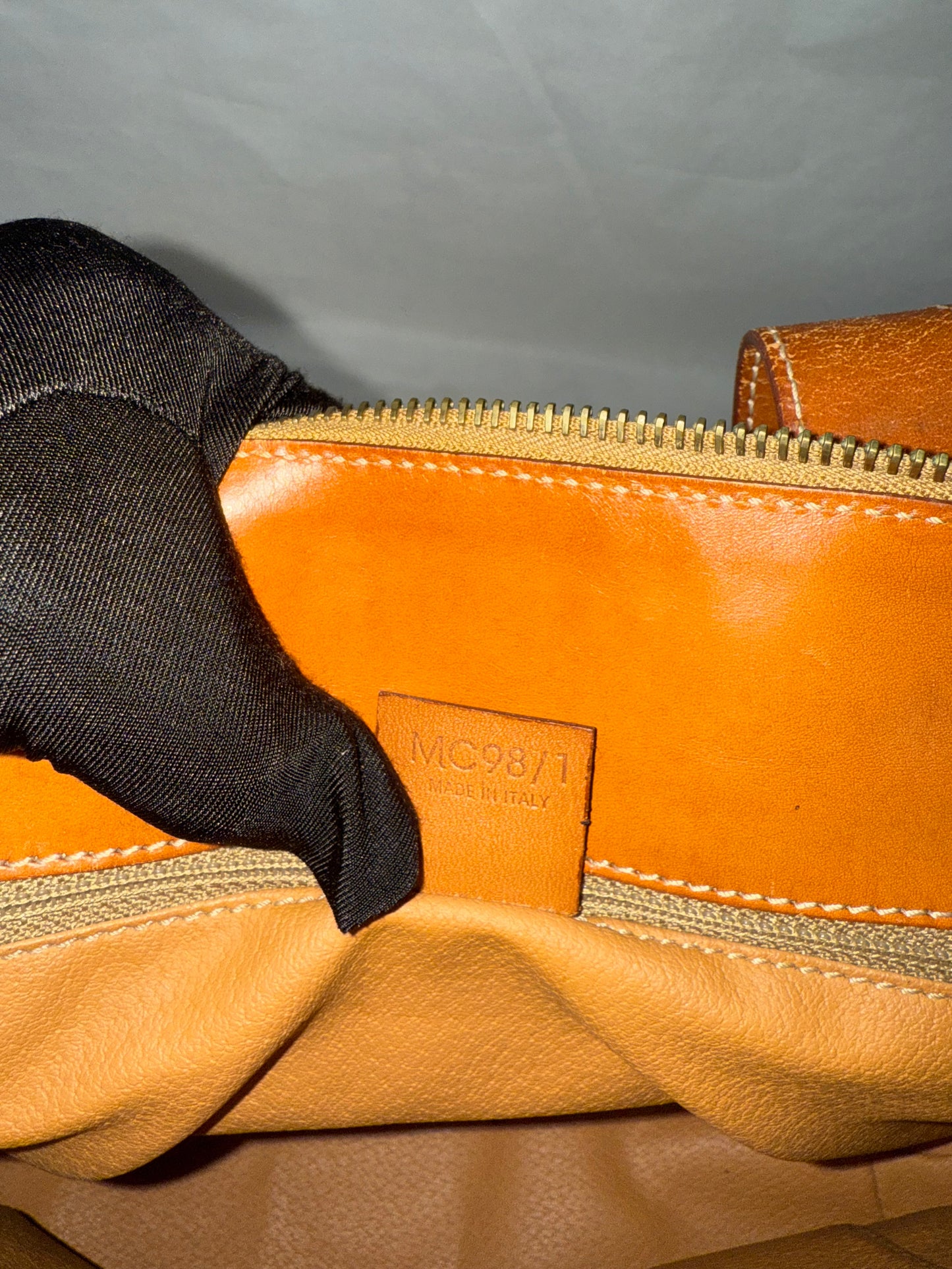 Celine Macadam Circle Logo Top Handle Bag
