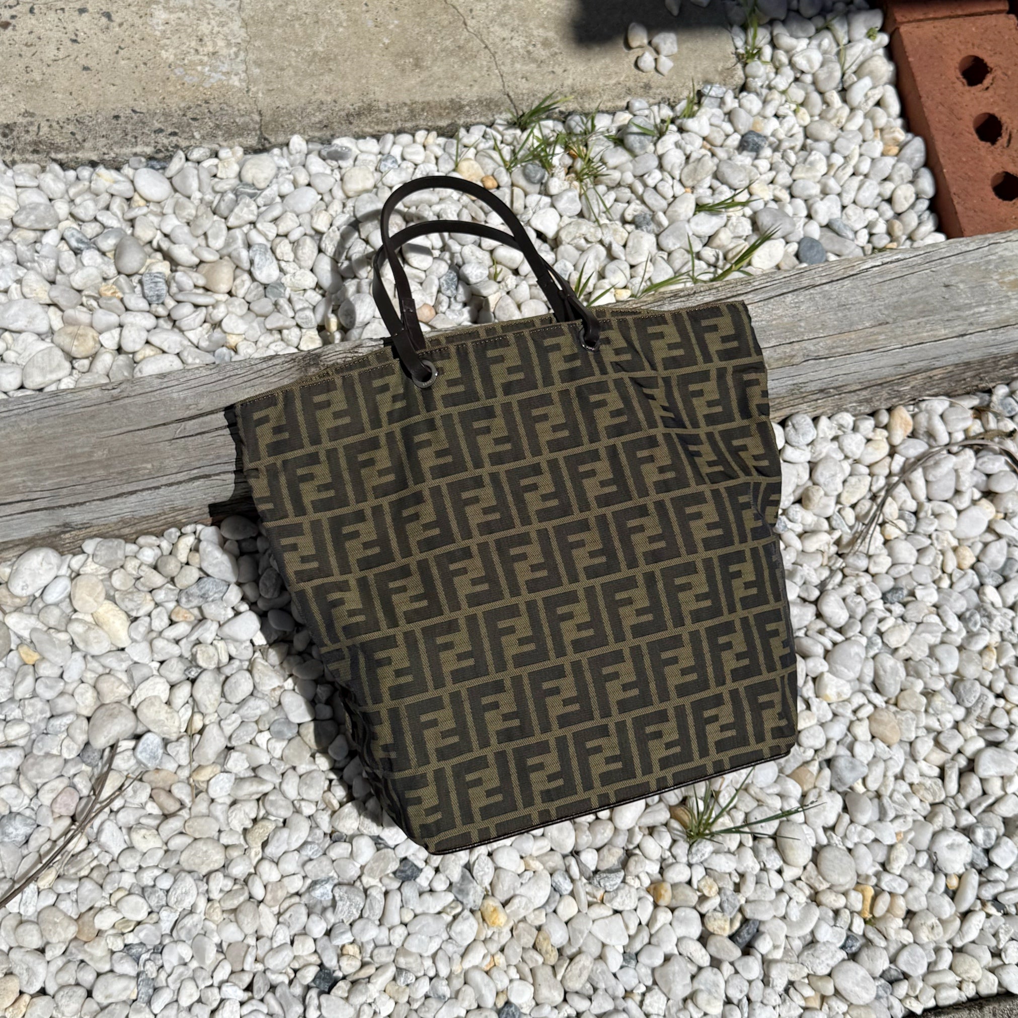 Fendi Zucca Canvas Tote