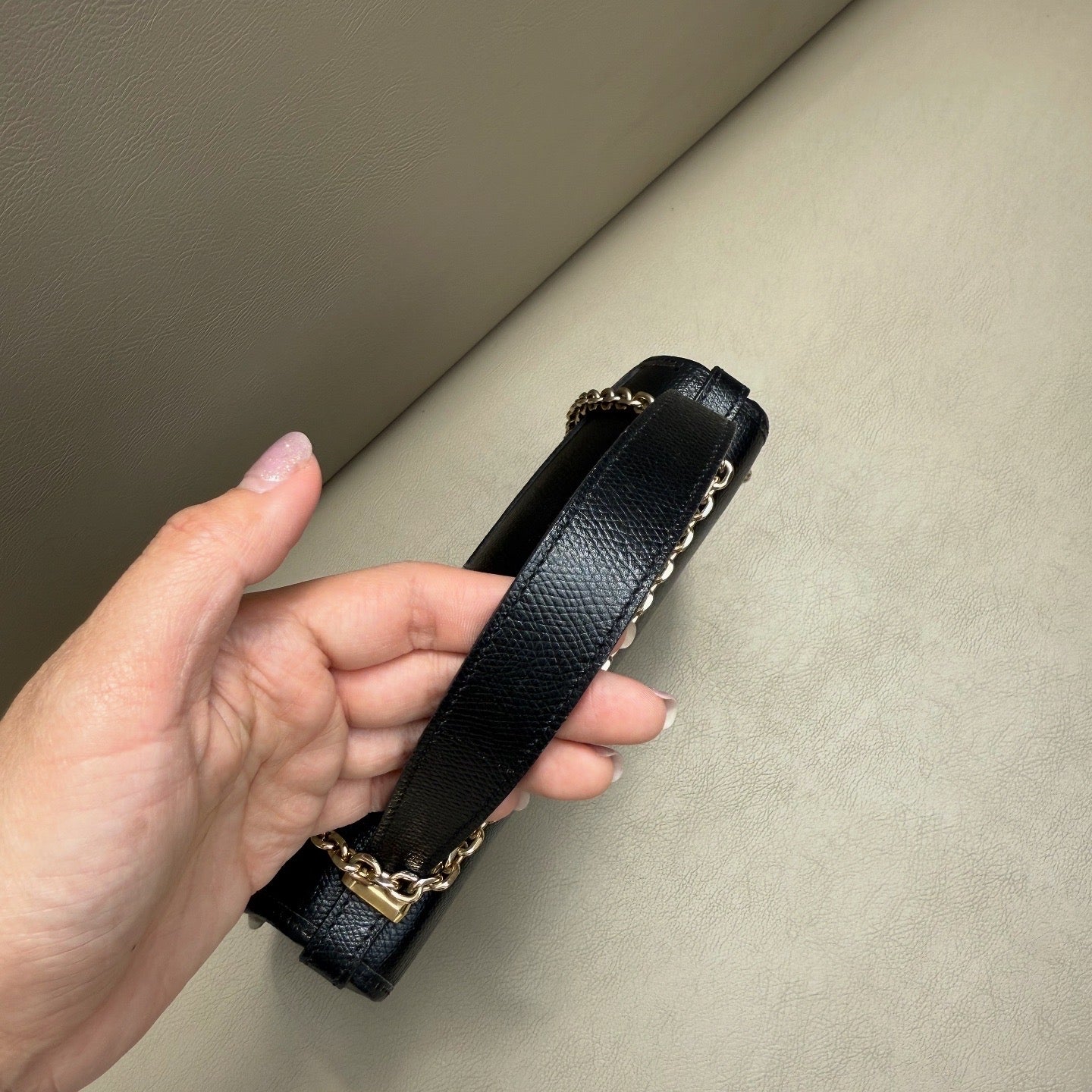 Christian Dior Classic Black Leather