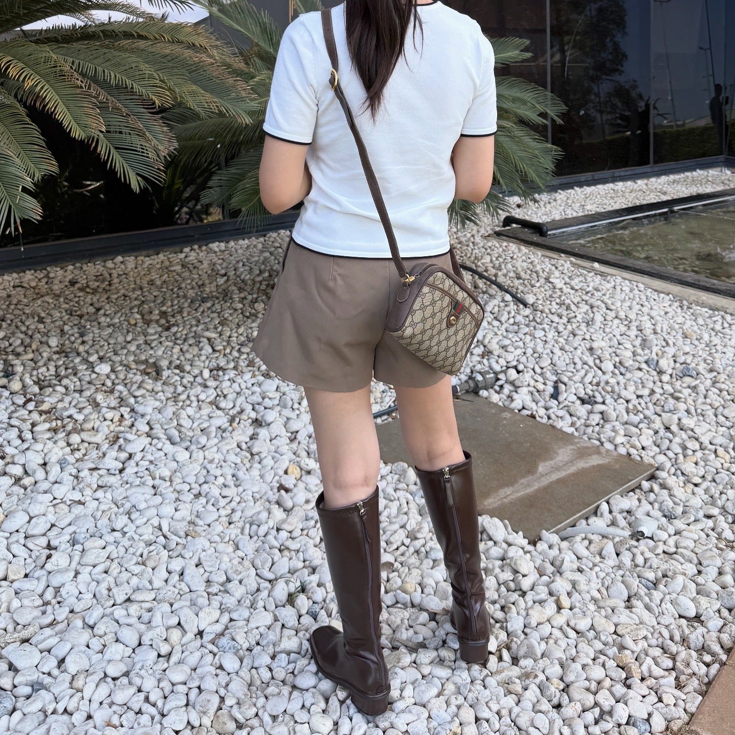 Gucci Ophidia GG Monogram Canvas Messenger Crossbody