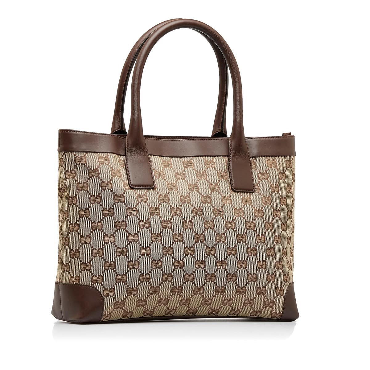 Gucci GG Brown Monogram Canvas Tote Bag