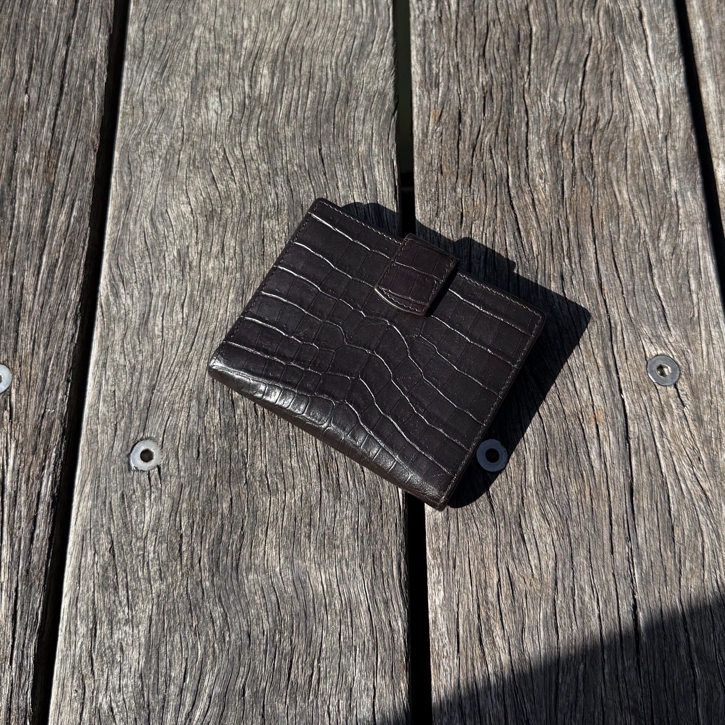 Salvatore Ferragamo Vera Croc Wallet