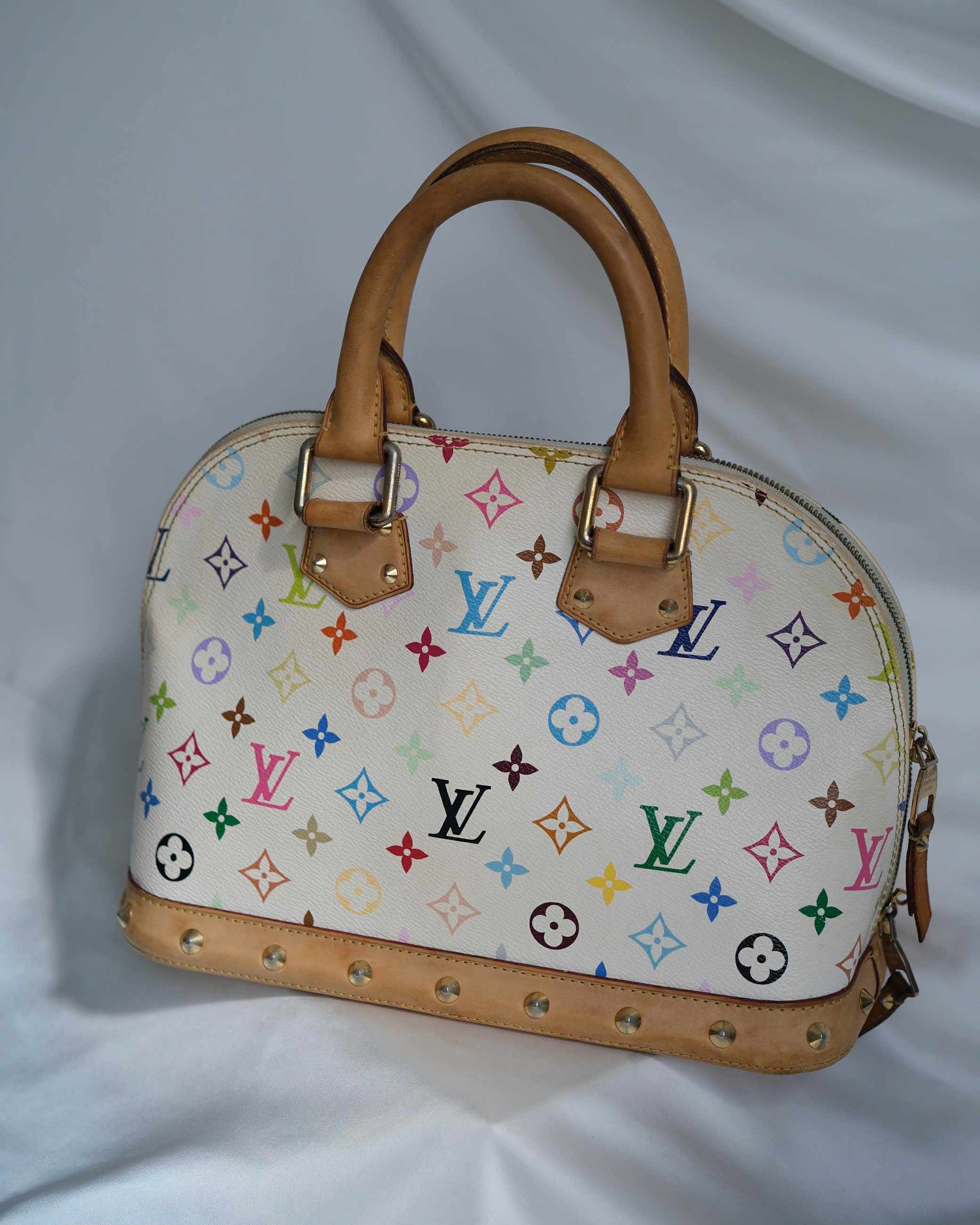 Louis Vuitton Takashi Murakami Multicolour Alma