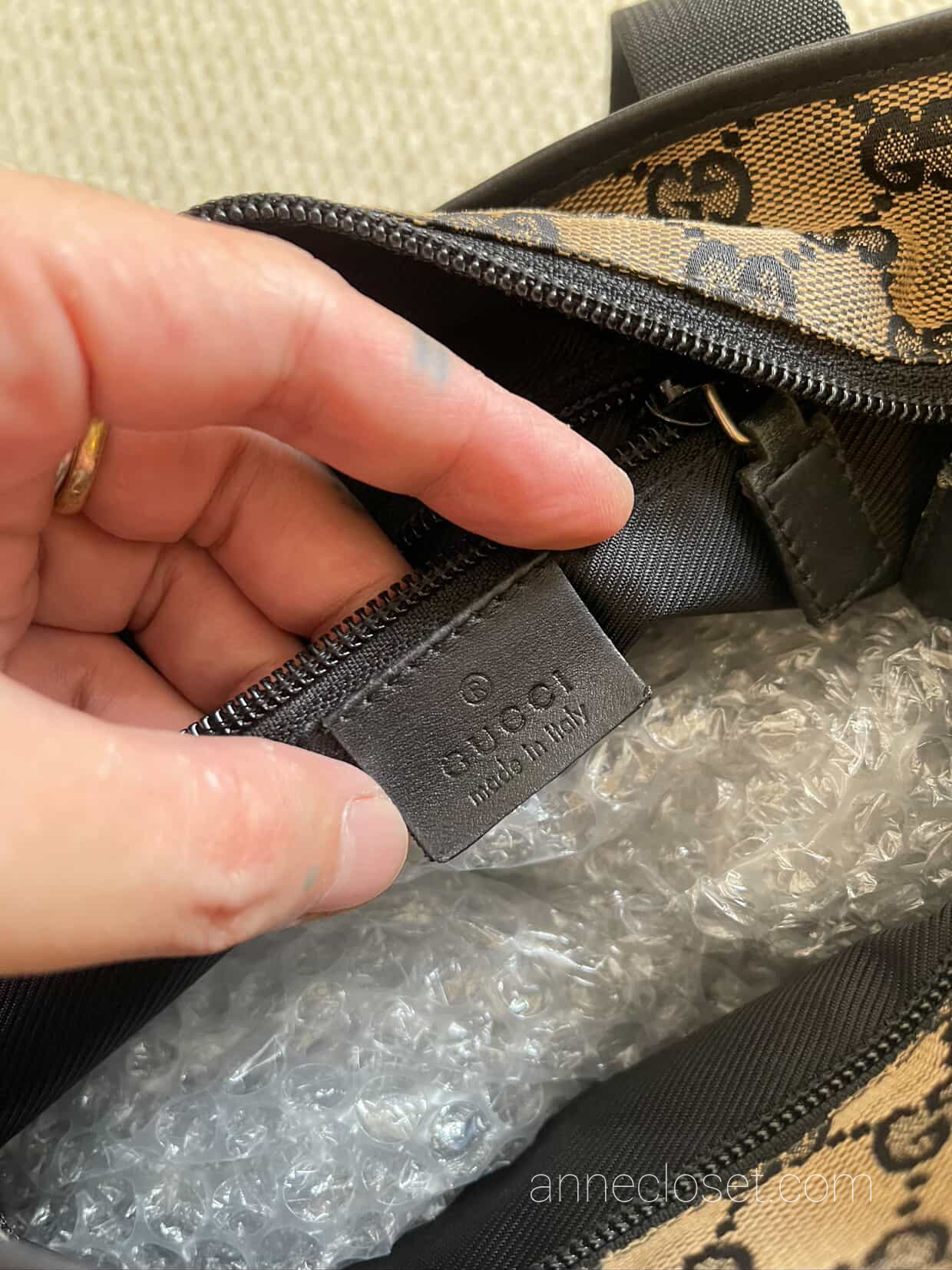 GUCCI GG Canvas Tote Bag