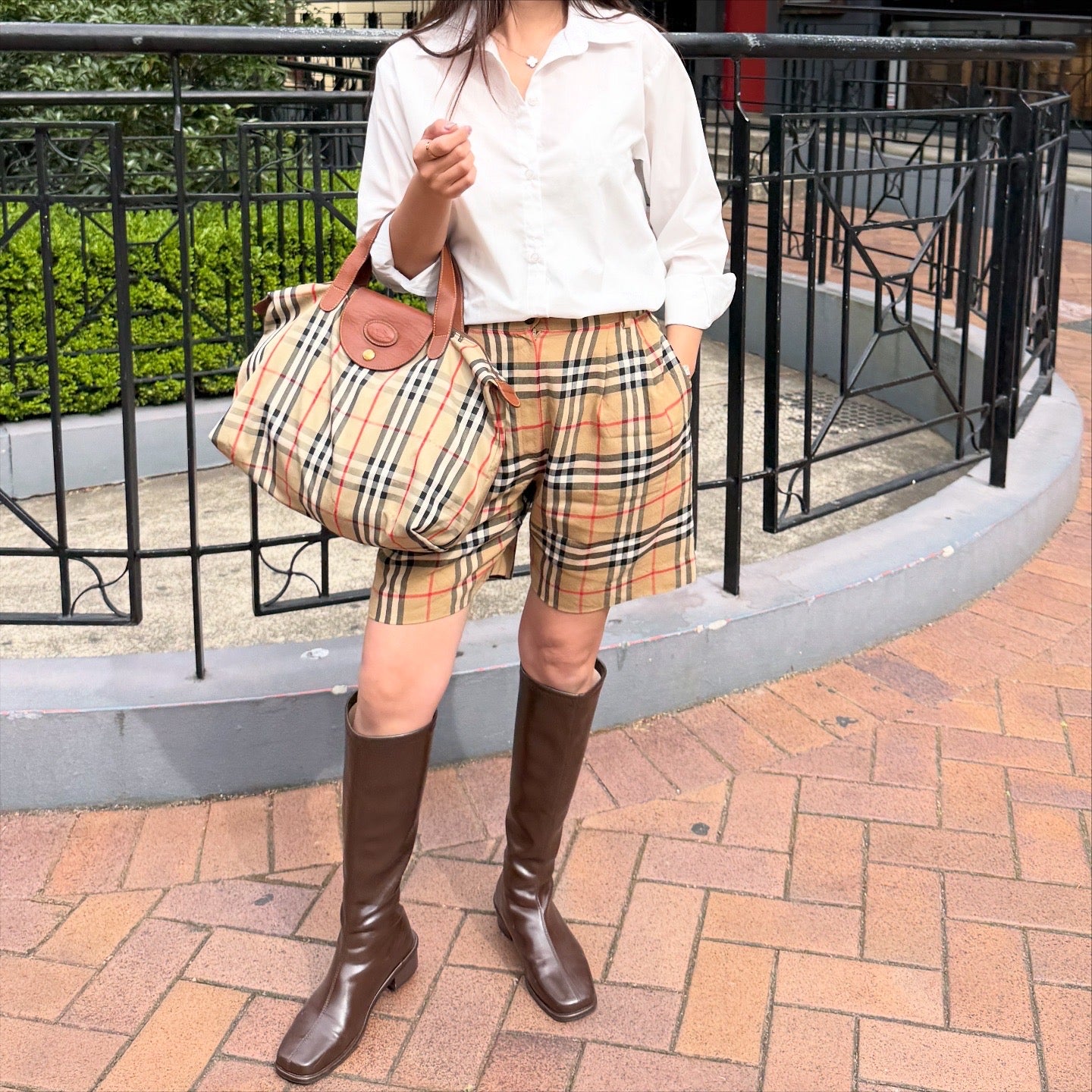 Burberry Nova Check Tote Bag