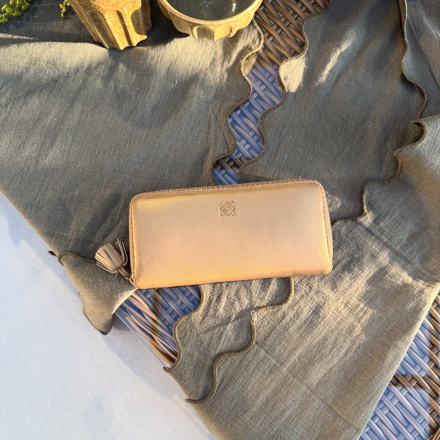 LOEWE Anagram Long Wallet