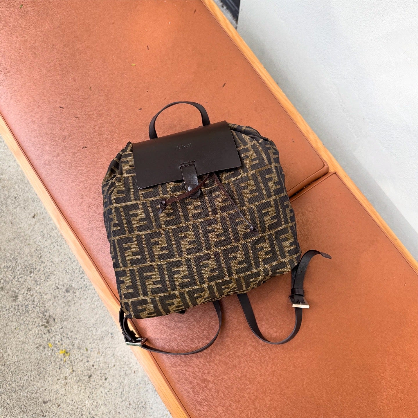 FENDI Zucca Backpack Brown