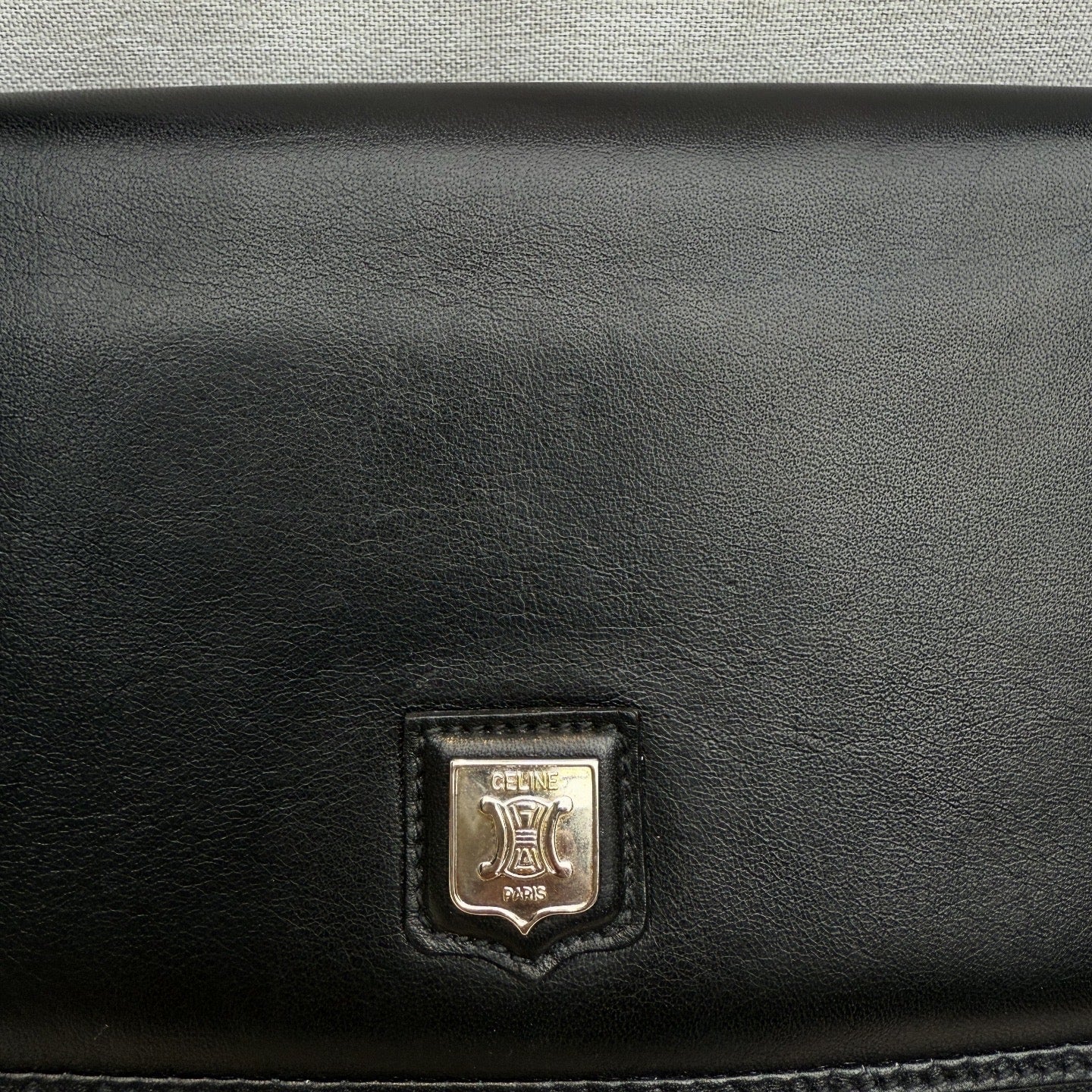 Celine Classic Black Leather Bag