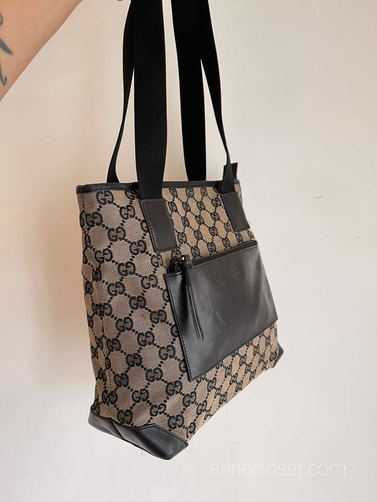 GUCCI GG Canvas Tote Bag