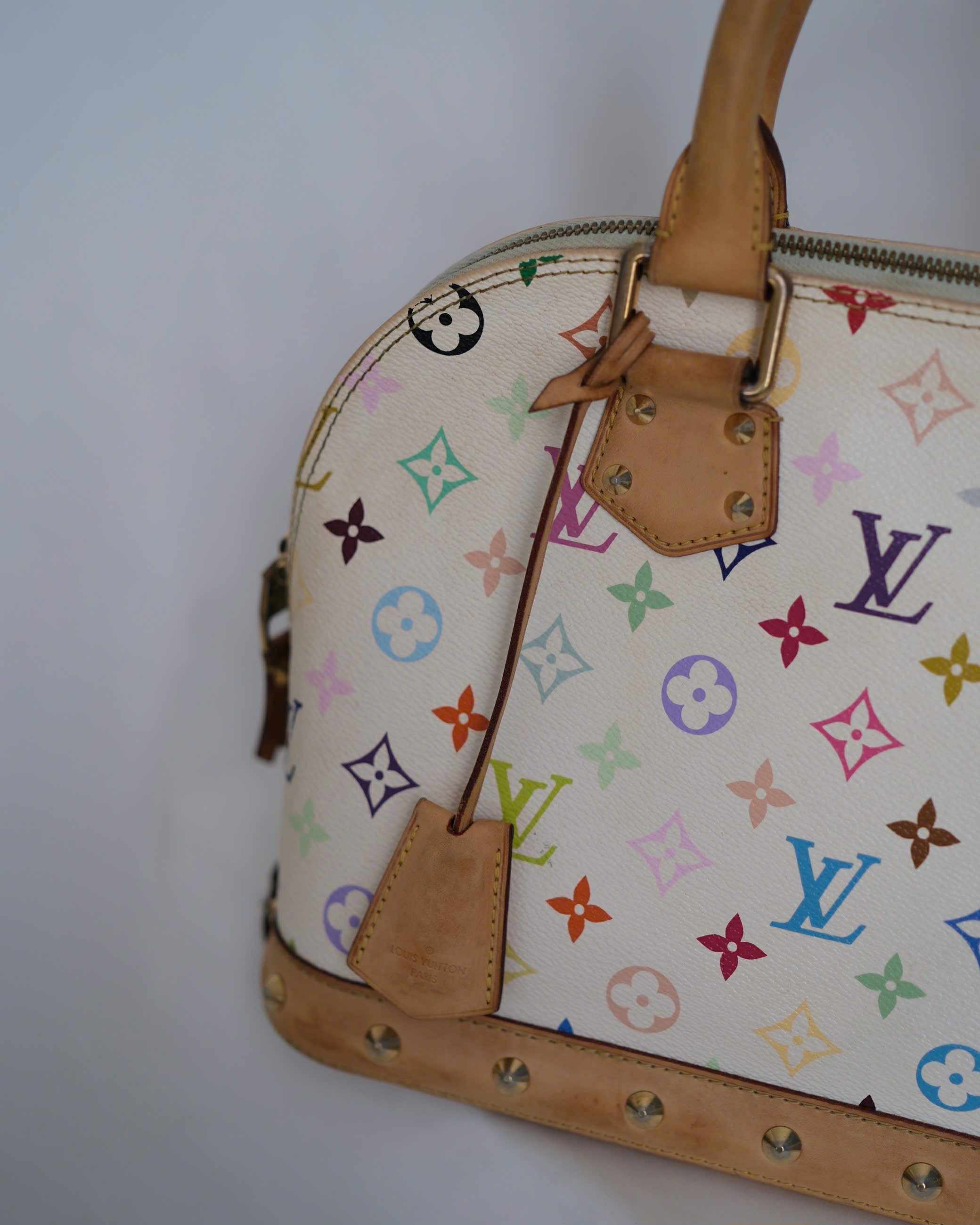 Louis Vuitton Takashi Murakami Multicolour Alma