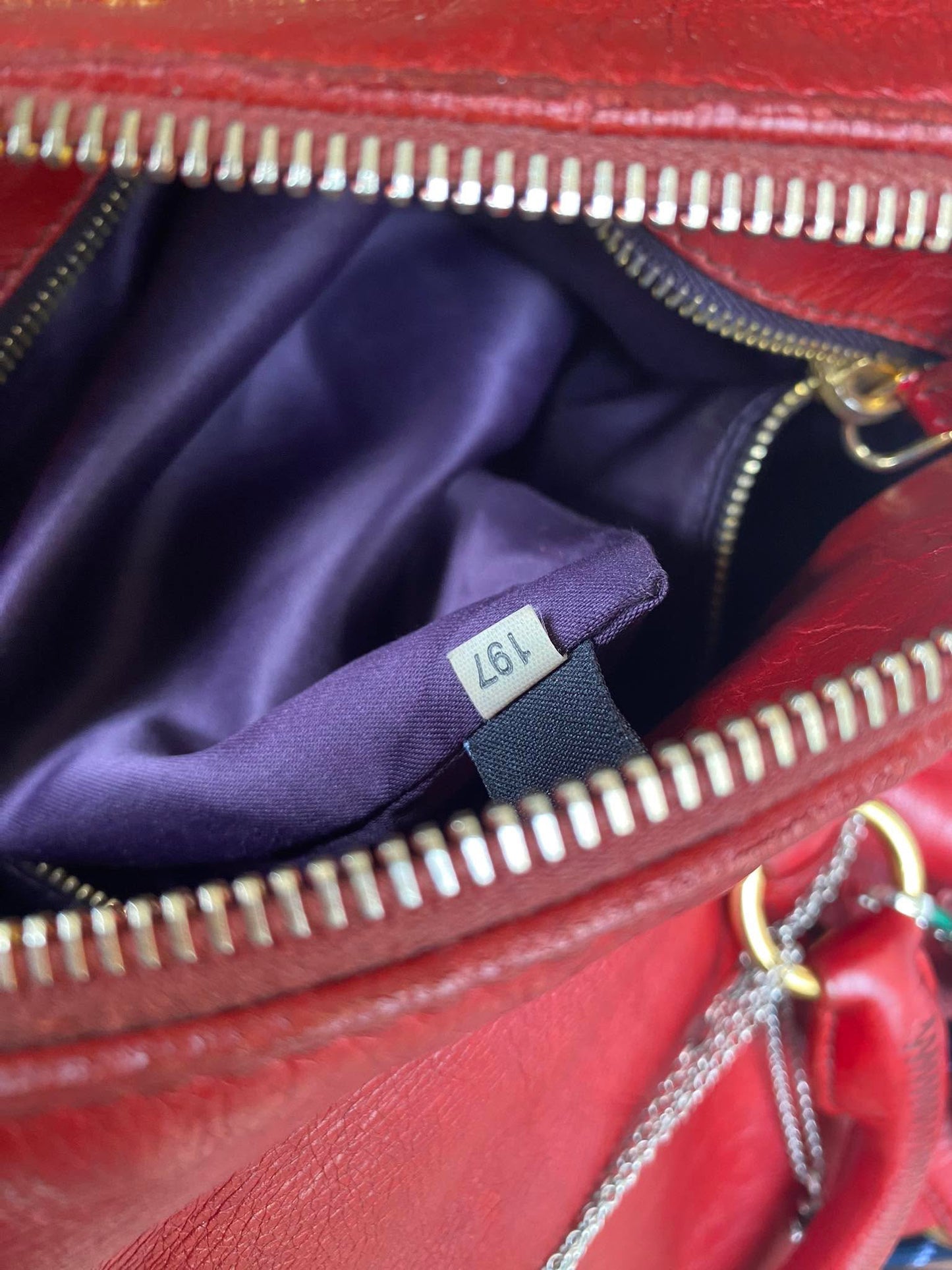 Miu Miu Vitello Lux Satchel Bag Red